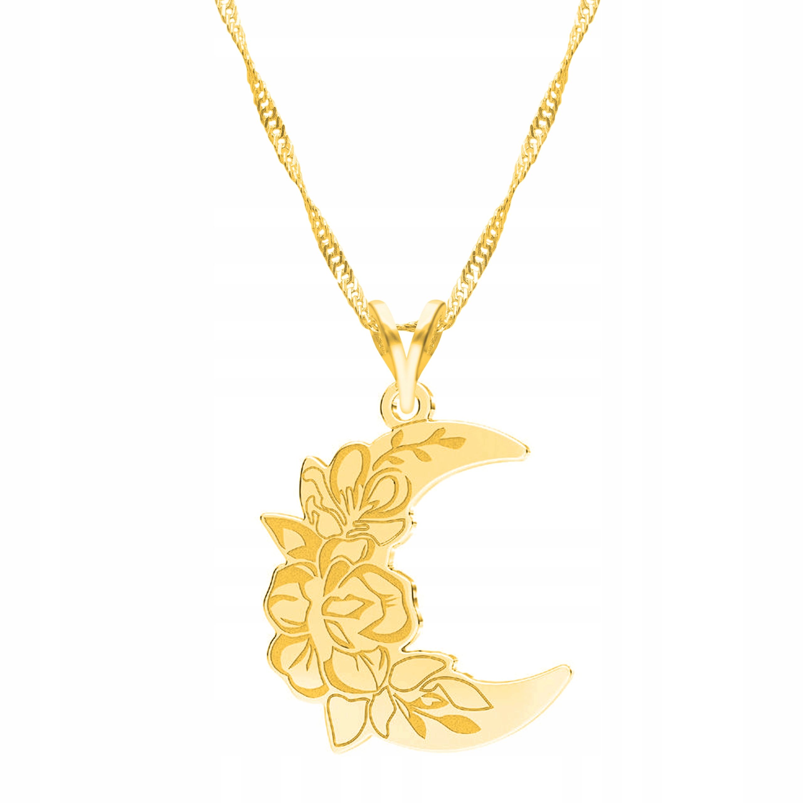  Goldkette halskette 925 mond hörner