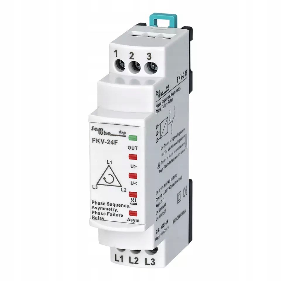  Relay startup star-triangle 24vdc/230vac