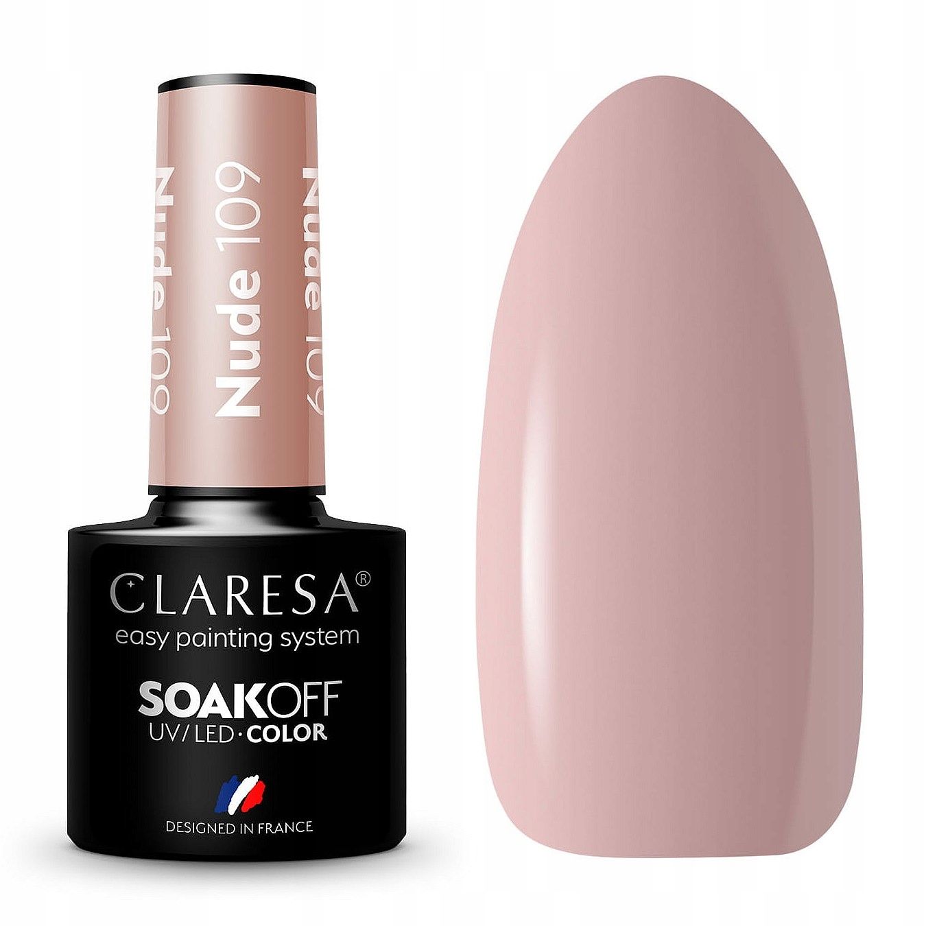  Claresa hübriid küünelakk burgundia glitter pink 554