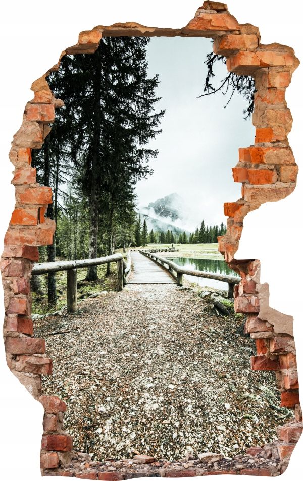  Sienas uzlīmes foto tapetes caurums 688 daba