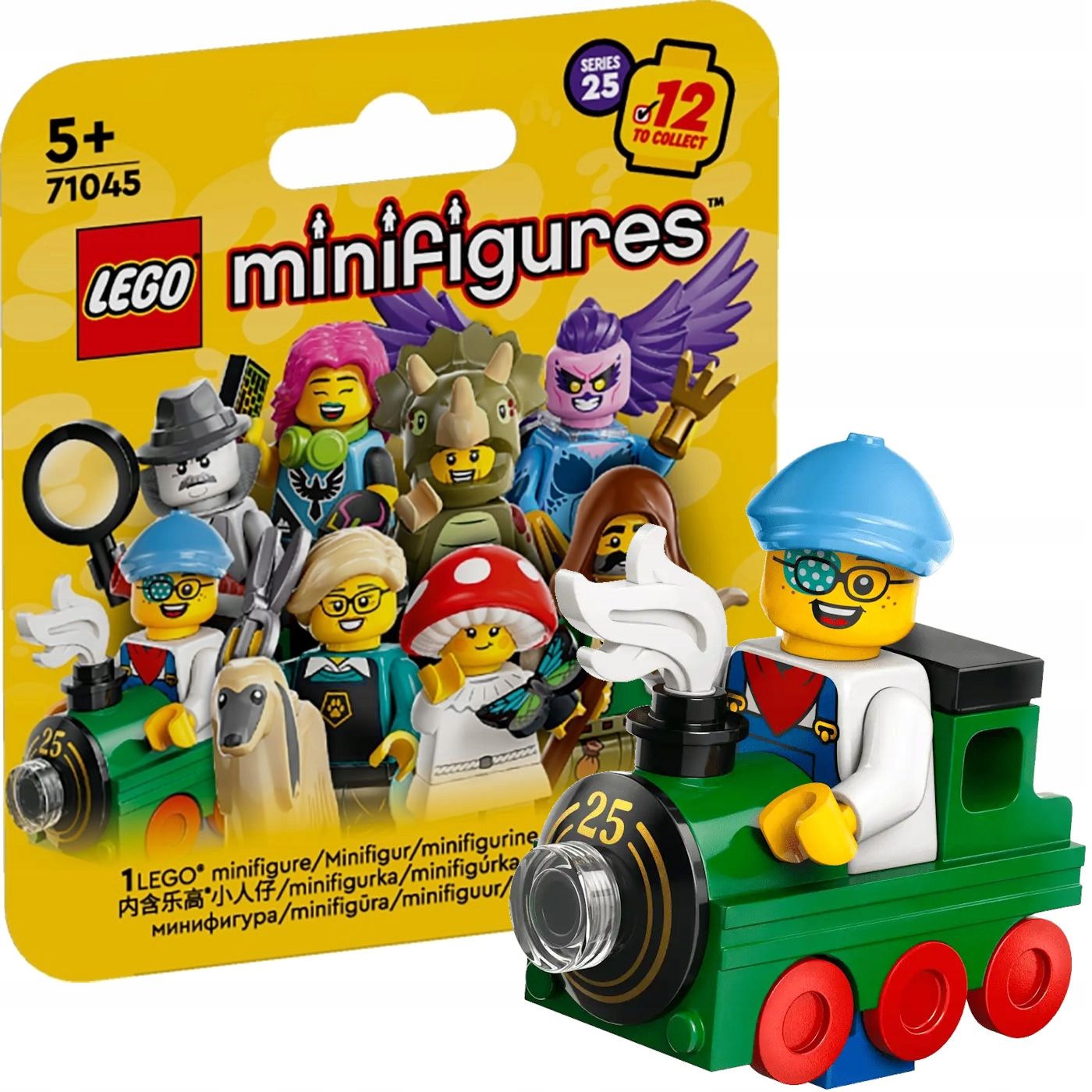  Lego minifigures 71045 2024 seeria 25 minifiguur väike milosnik rongid