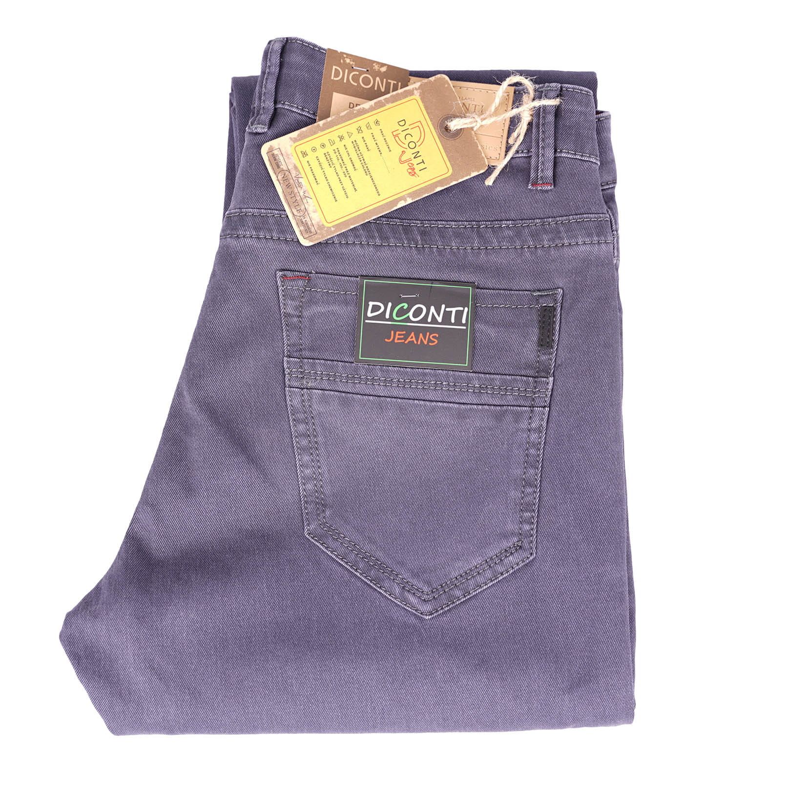  Pánské kalhoty bavlna šedá džínovina sarol jeans w48 l30 pás 124-128 cm