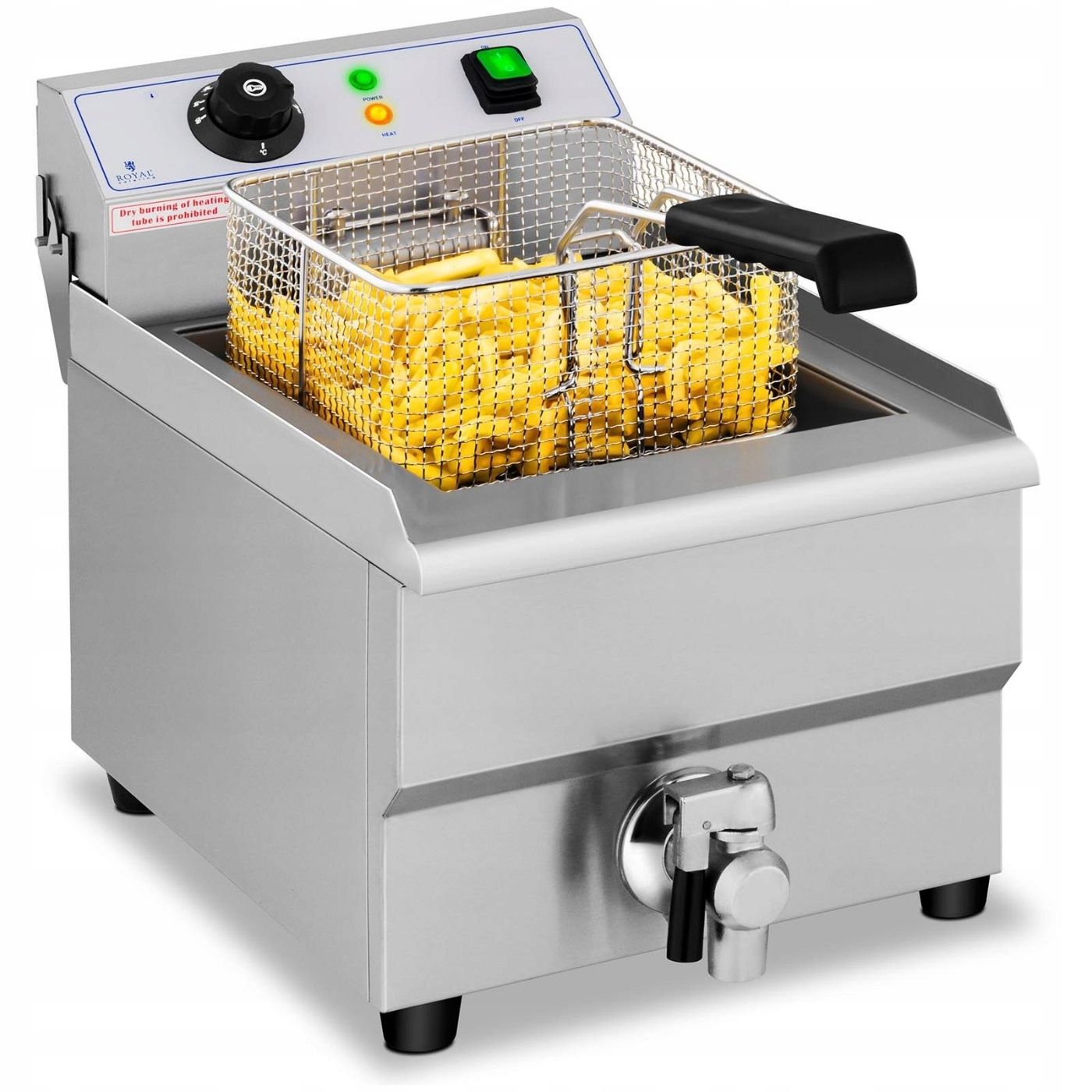  Gruzdintuvė 3200w 230v 8l. royal catering rcef 08eb