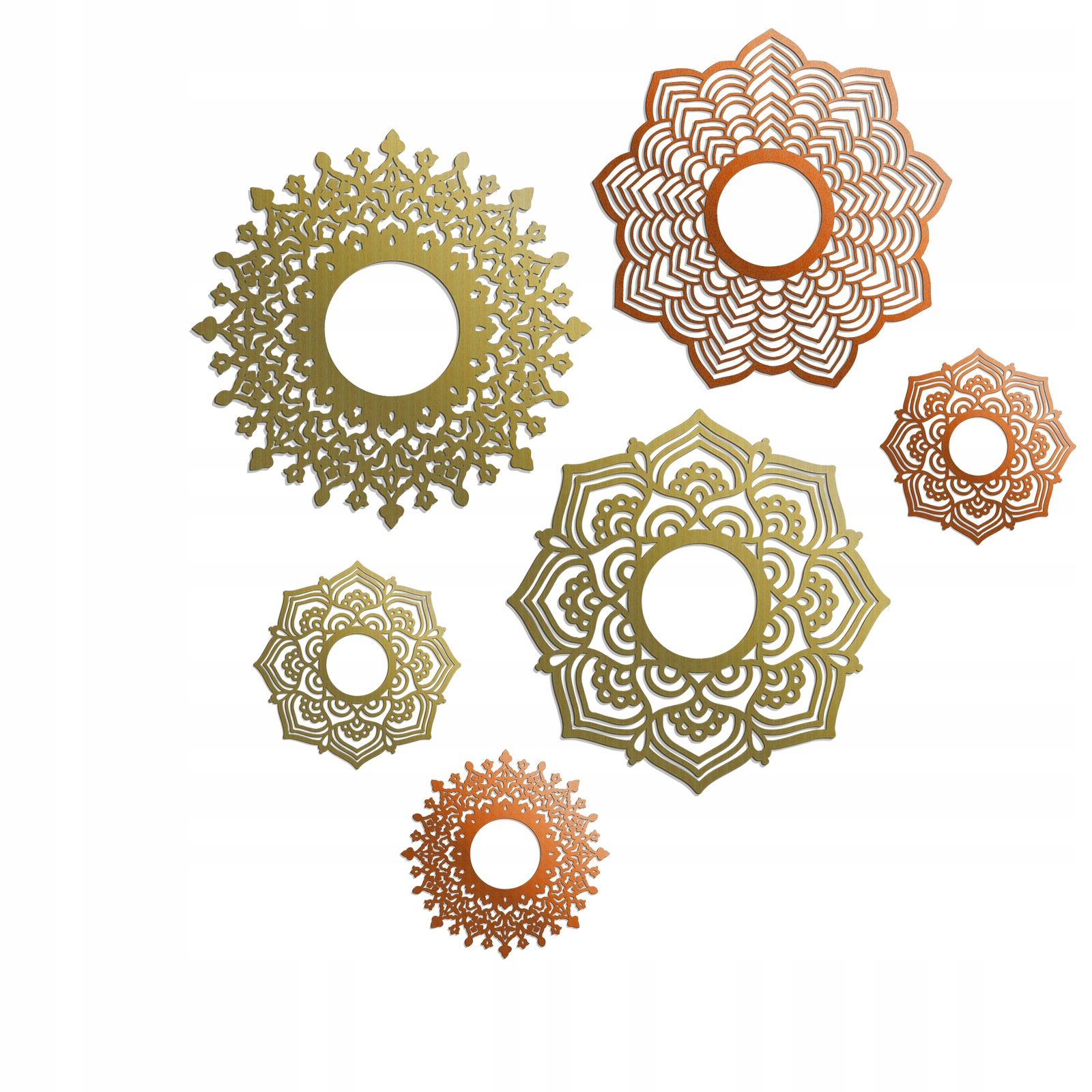  Plāksnes azurowe-ozdoba piestiprināms pie sienas 3 d, rozete, mandala