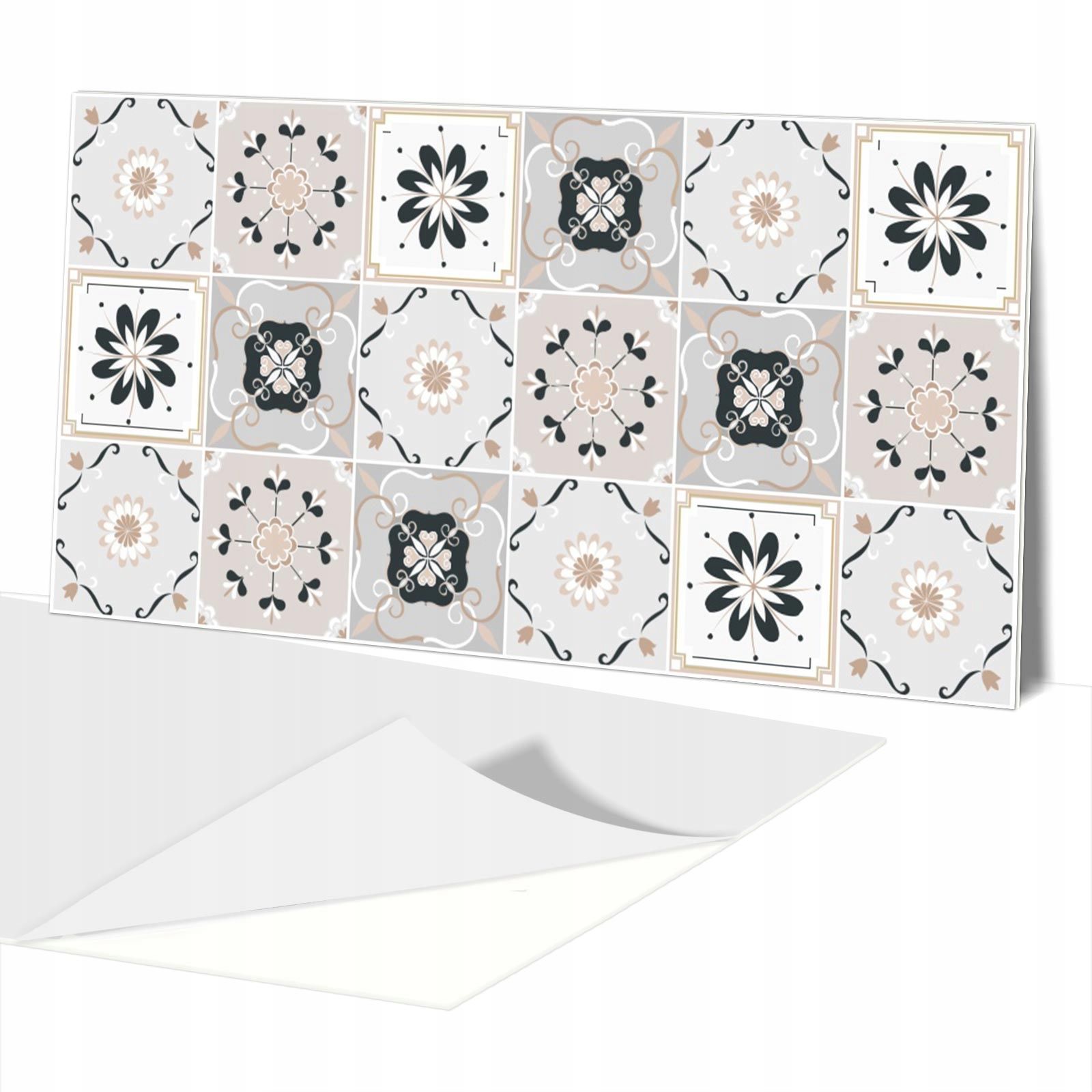  Lipīga plāksne pvc paneļi uz sienas marokānis patchwork 100x50cm