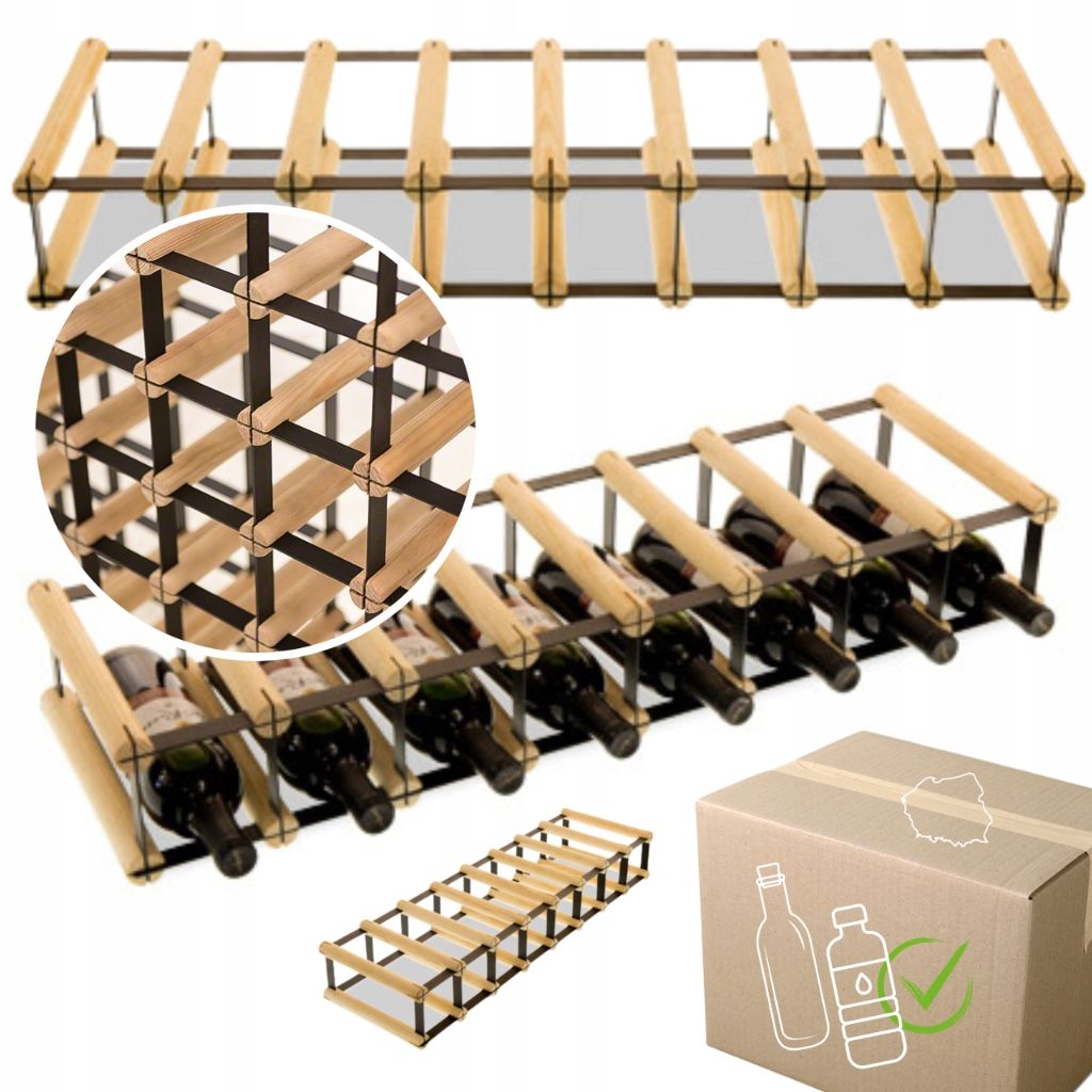  Regal pudelēm vīna plaukts pet metāls koka eco 27 kurpe ciets