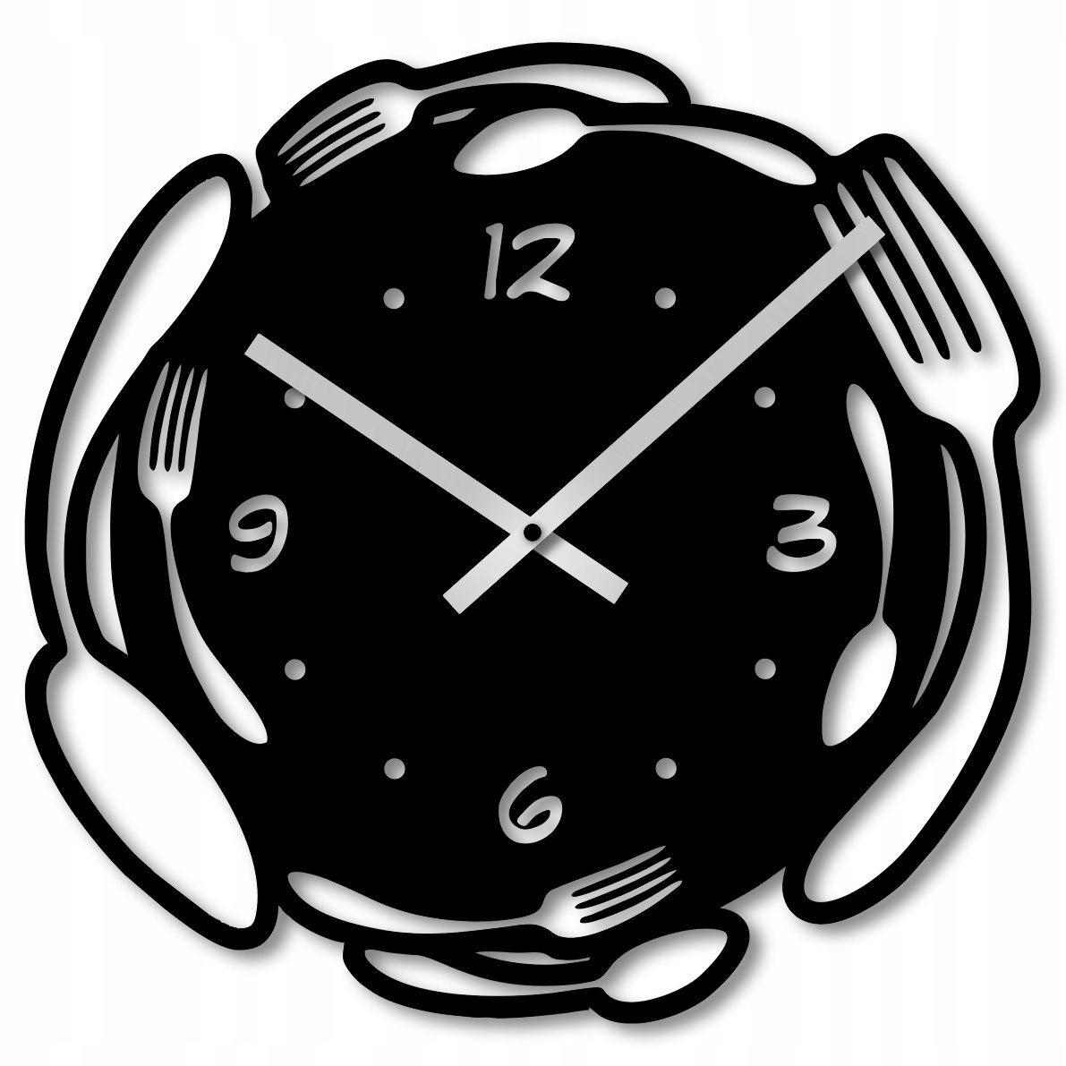  Wall clock 60 cm clock on the wall big clock openwork classic big numbers