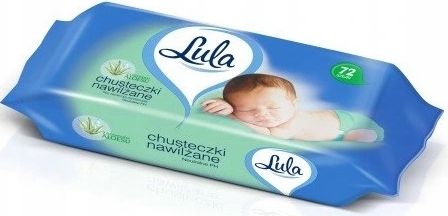  Lula drėgnos servetėlės vaikų pantenol 72 vnt.