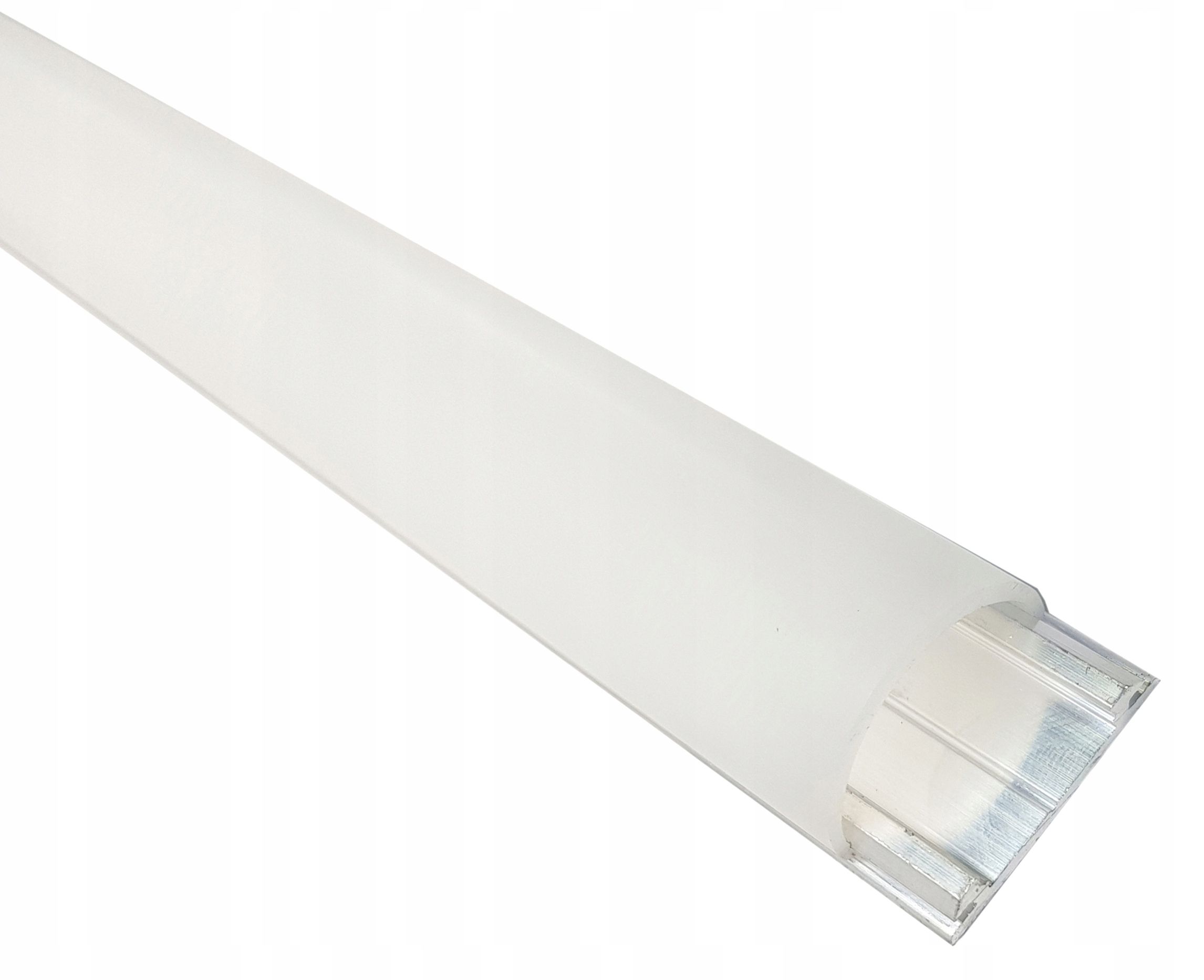  Kopa melns alumīnija profils atzina slim eco led sloksnēm 2m + kapuci