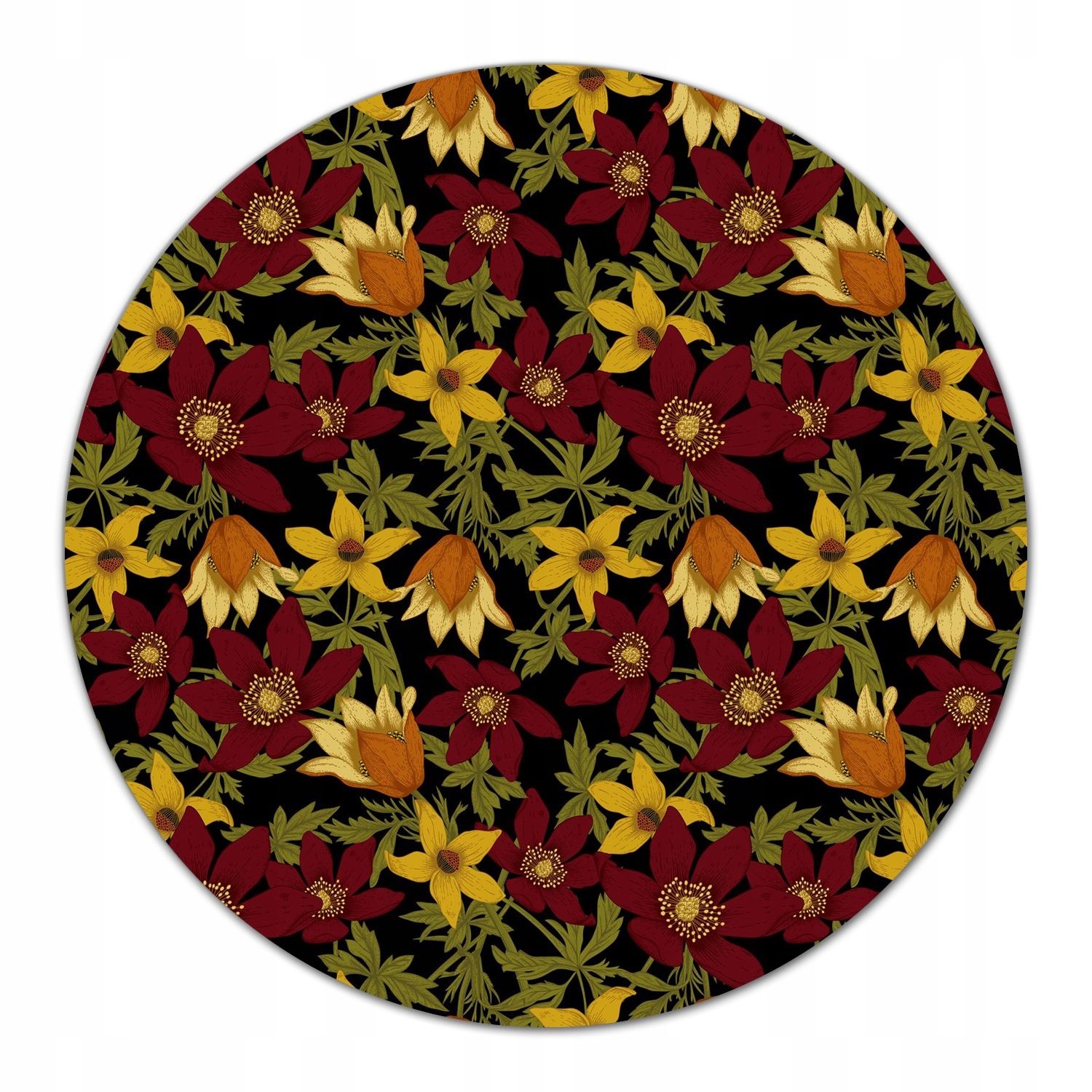  Rūdīts dēlis virtuvei glāze ar dekoratīvu grafikas lilijas ūdens 60x52 cm