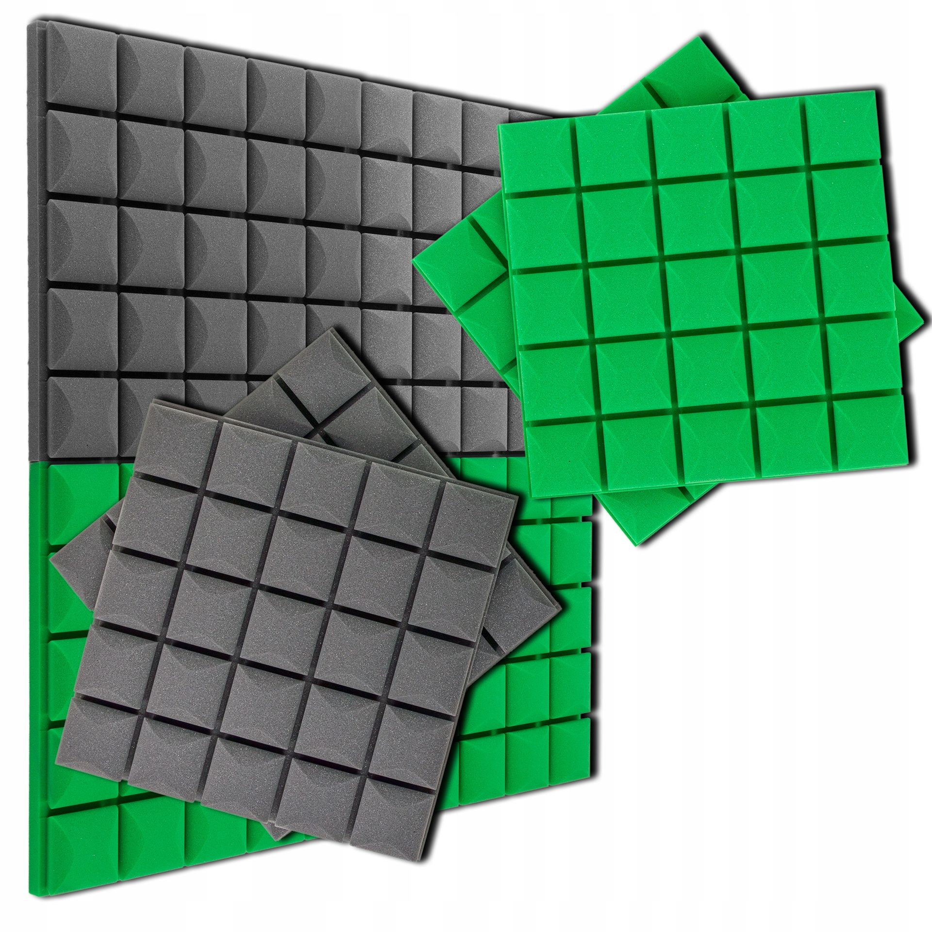  Akustinis porolonas garso izoliacijai pleištai 50x50x5cm prieškambario luboms