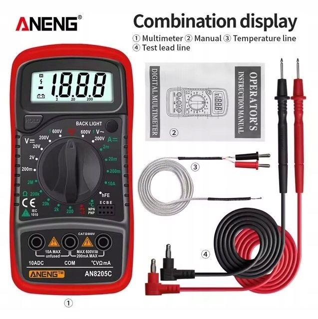  Presné meter digitálny multimeter zoyi zt219 max 19999