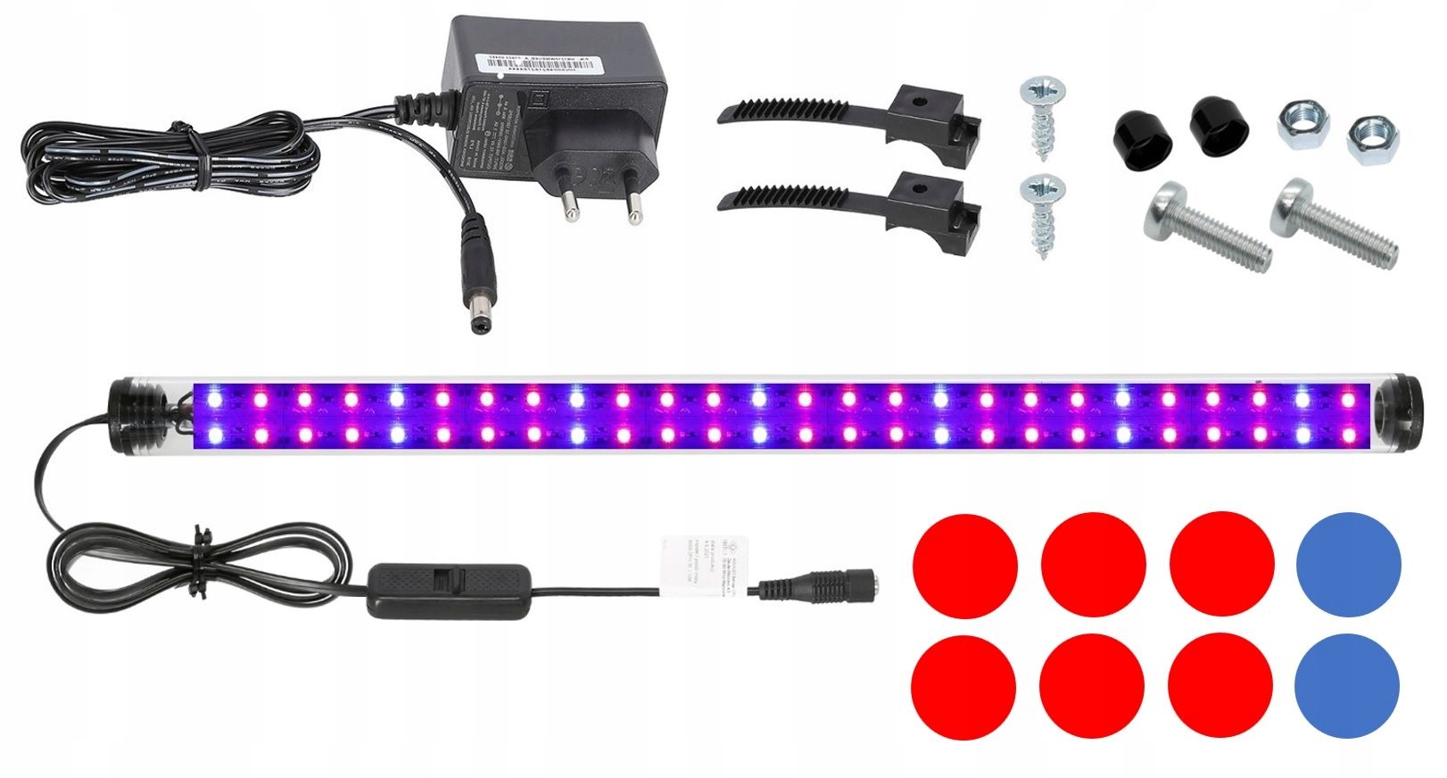  Led zářivka plant rostliny 30cm akvárium grow 1:1