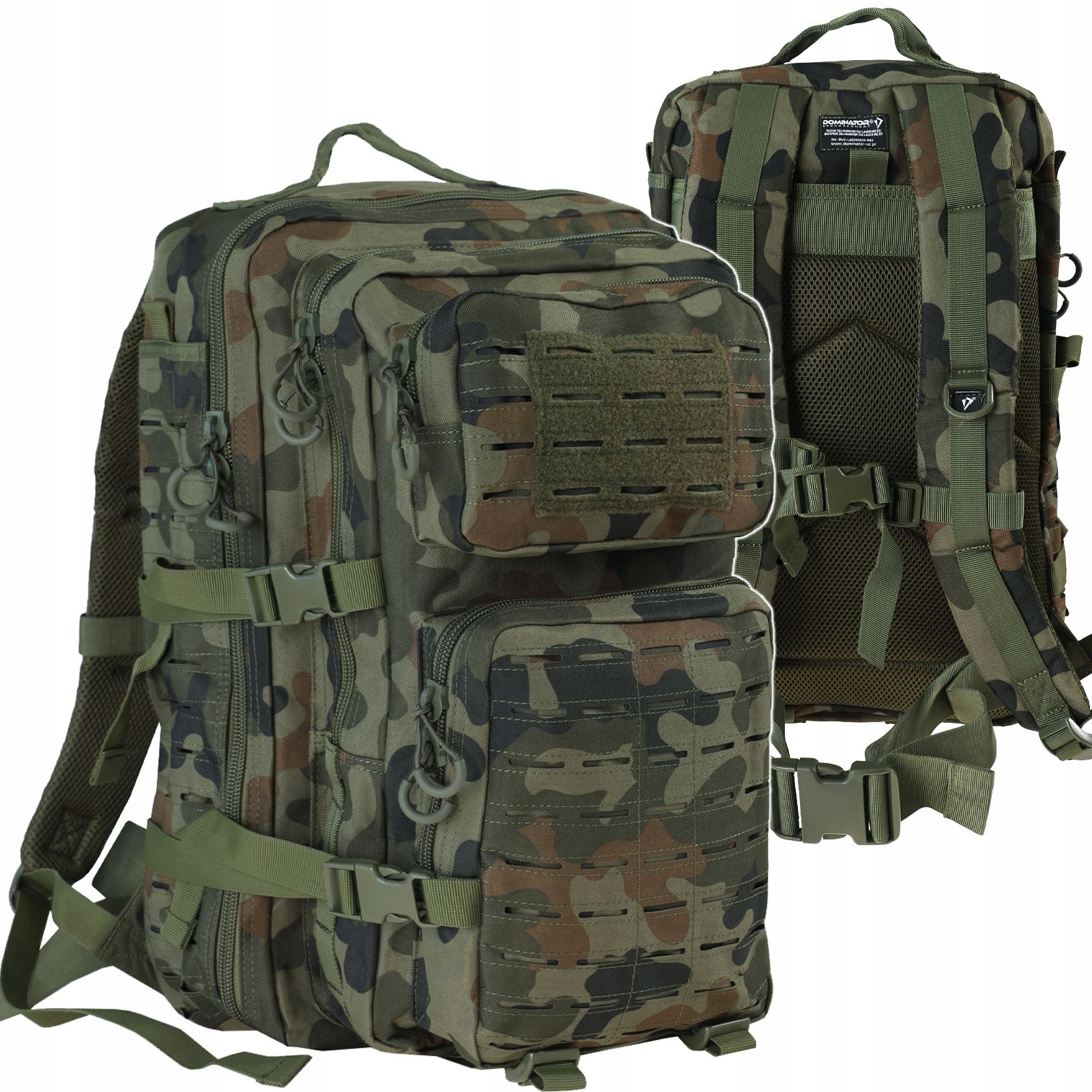  Karinė kuprinė taktinis dominator warrior skautų 36l molle woodland