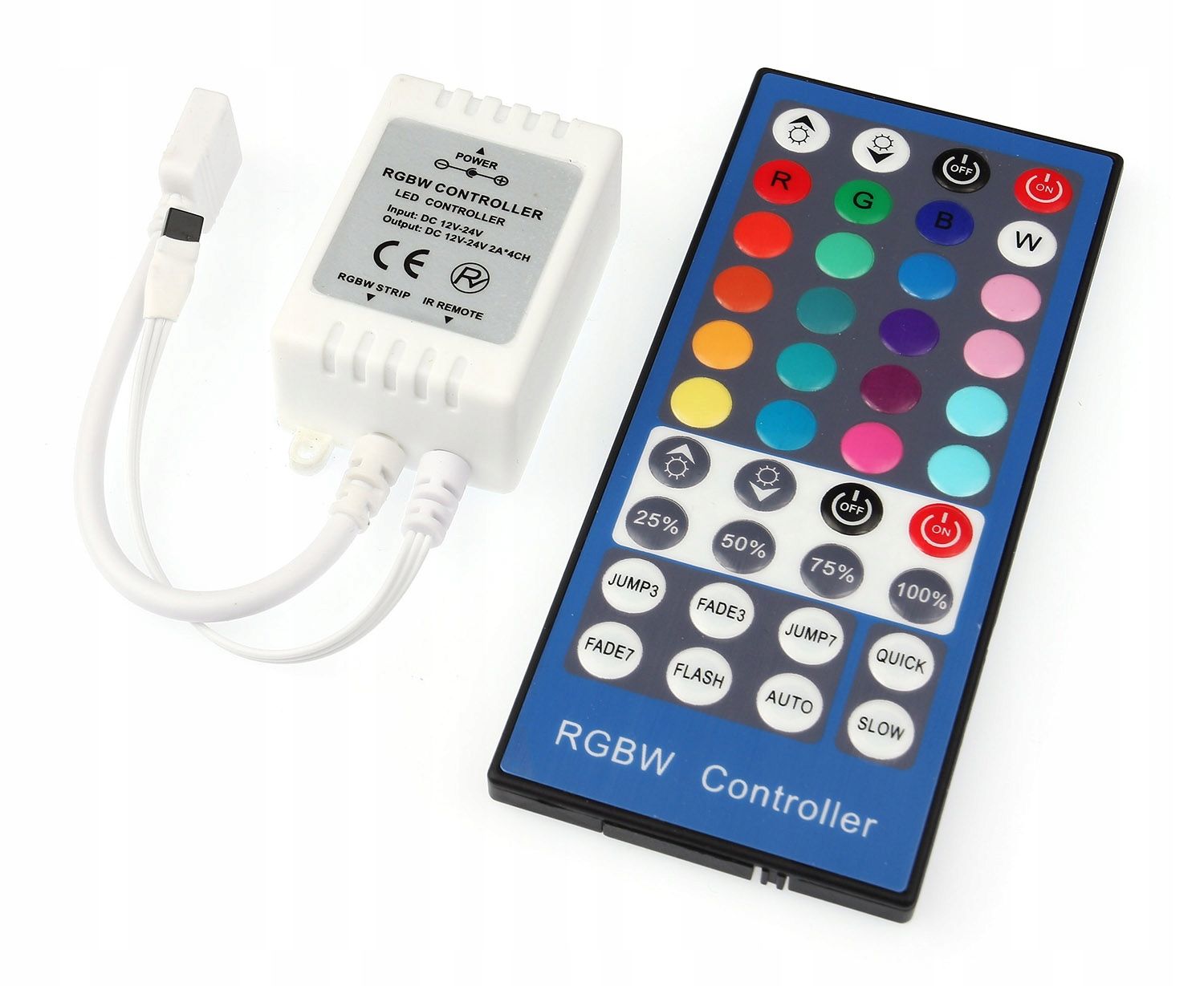  Valdiklio valdymo pultelis juostų led rgb 12a ovalas juodas 61023
