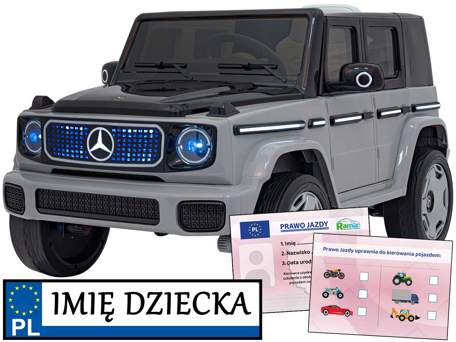 Land rover pirmas automobiliukas su akumuliatoriumi vaikams dovana pirmajam gimtadieniui valdymo pultelis