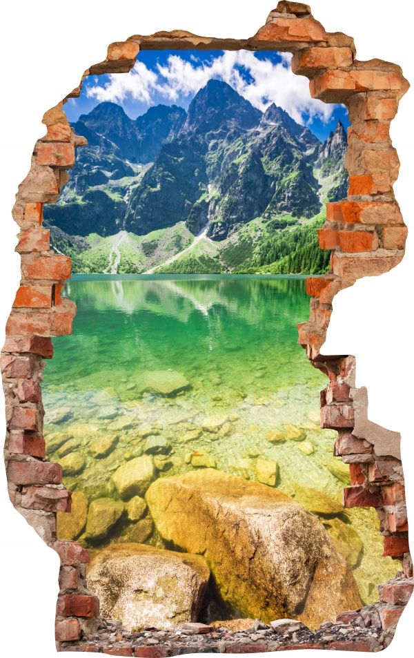  Sienas uzlīmes foto tapetes caurums 688 daba
