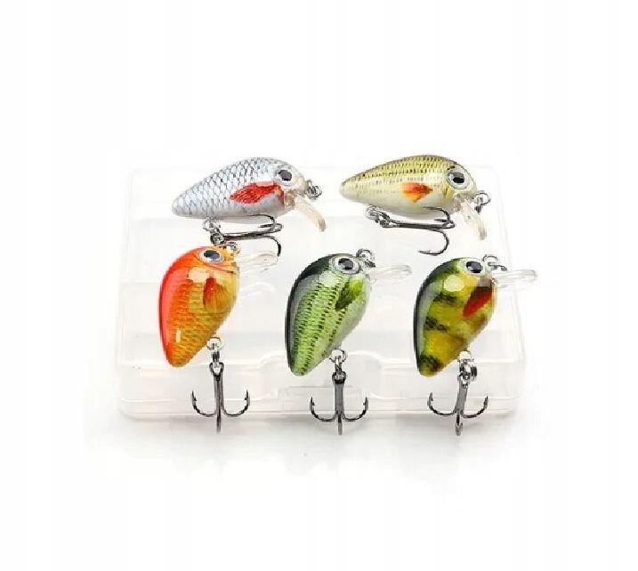 Wobbler köder angeln pike sum powierzchniowa frosch garnitur 5 stk. 15g