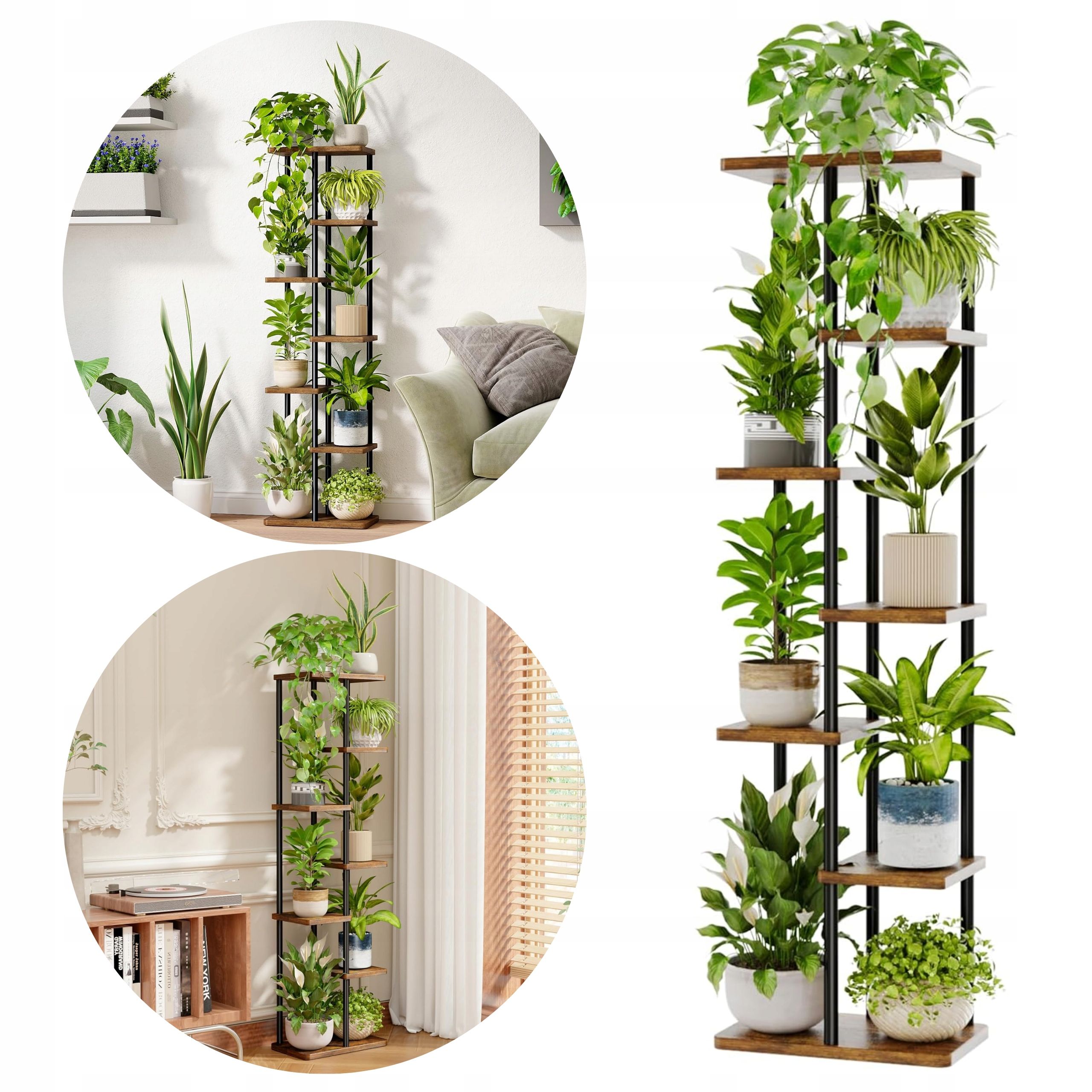  Flower stand plant rack holder corner shelf 5 equal for the garden