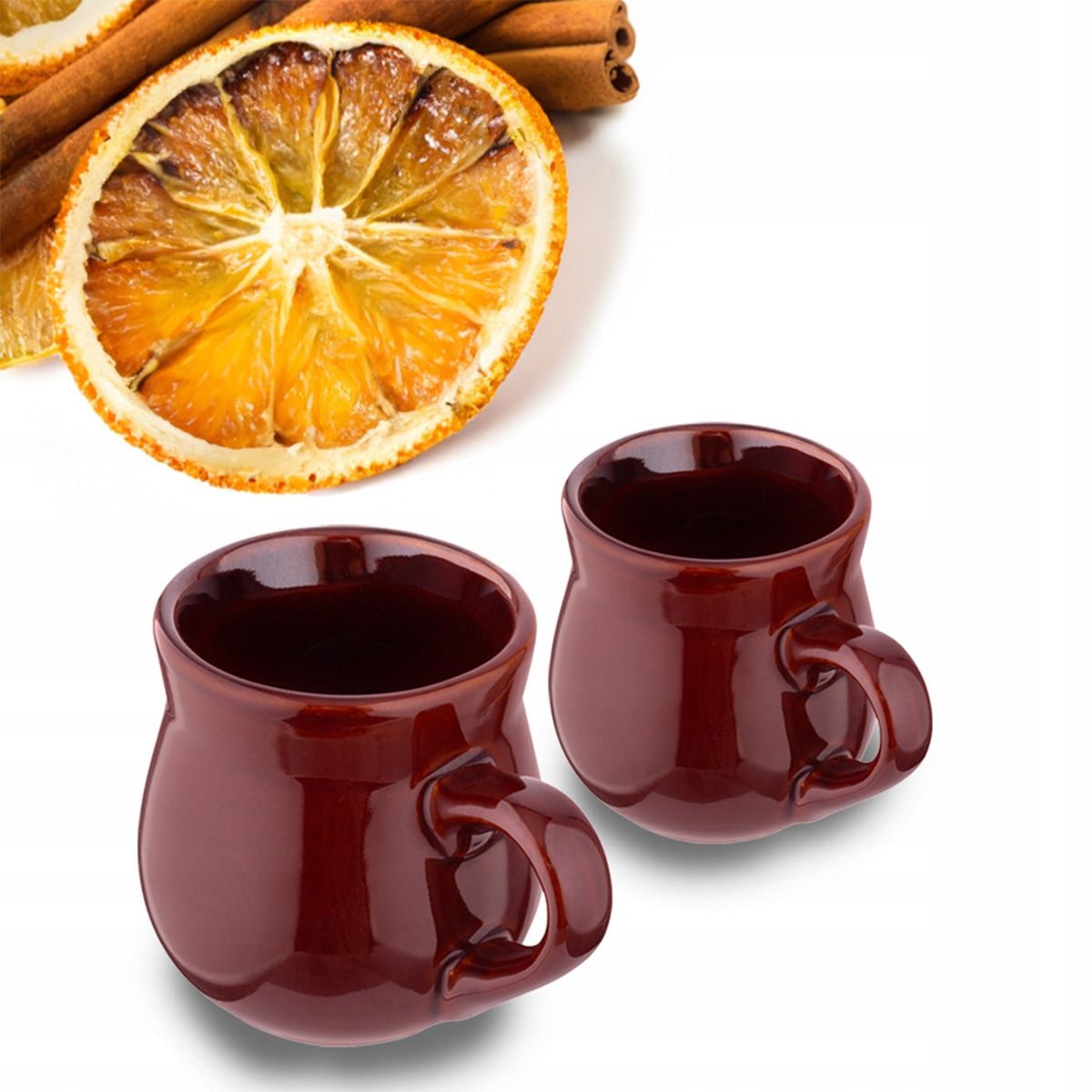  Puodeliai karštam vynui vynas keraminiai komplektas 6 puodelių altom design 320 ml