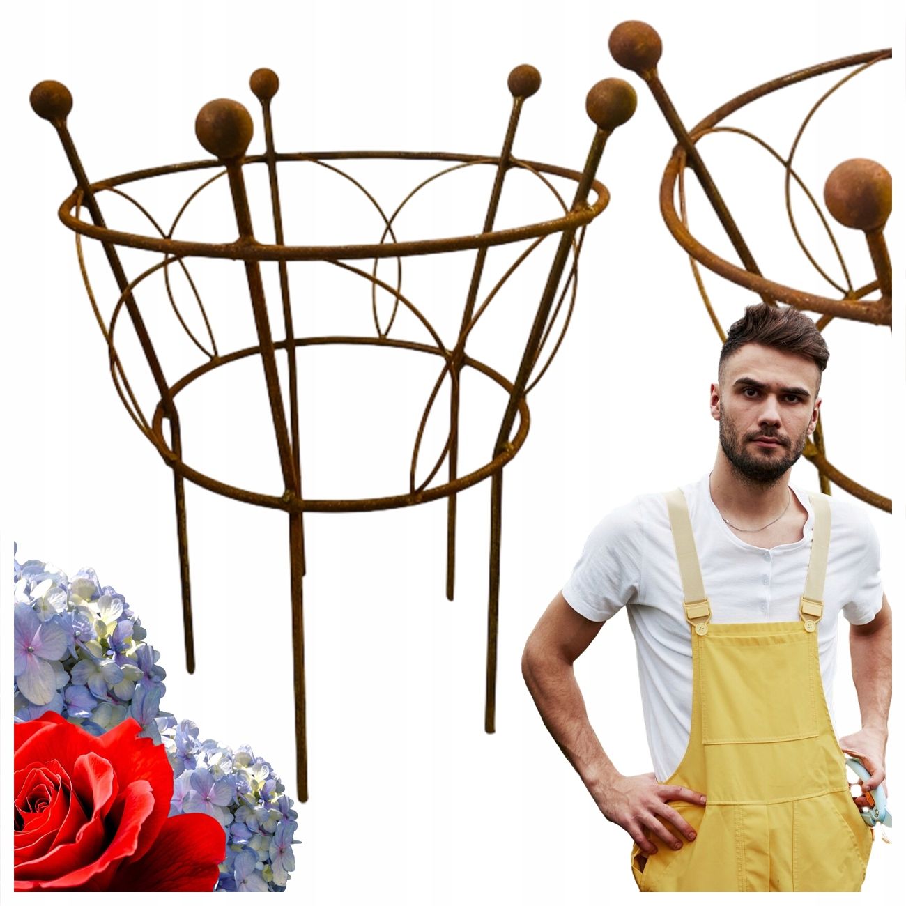  Podpora rostlin popínavé rostliny žebřík květiny hortenzie velikost podporuje 150 cm