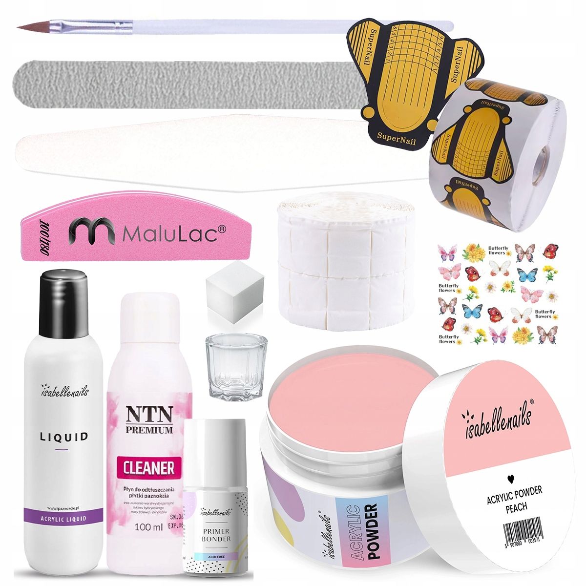  Kopa akrils isabellenails akrils pink 15ml liquid veidnes otu