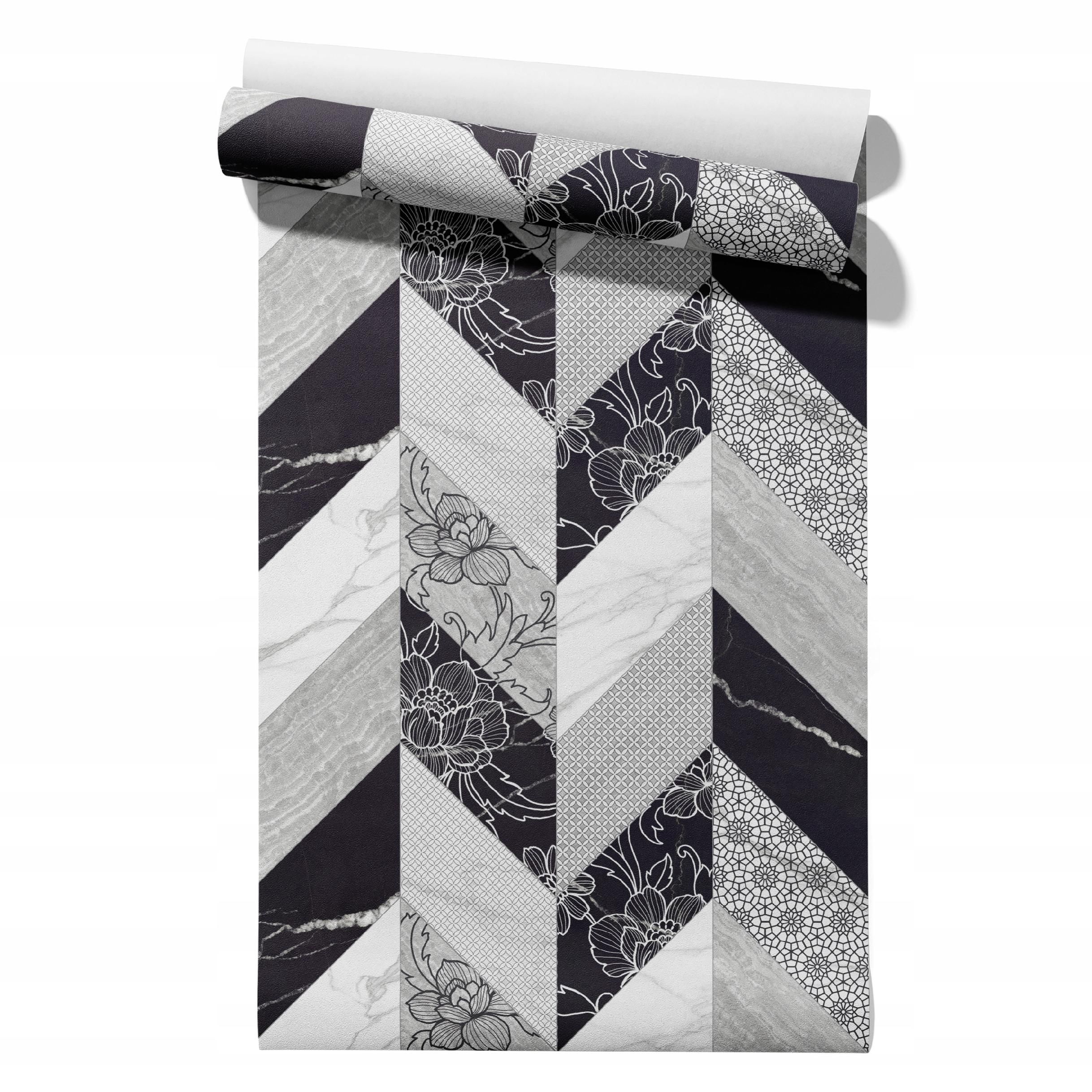  Wallpaper non-woven fabric pastel cherries wallpaper in a roll 50cm x 6,1mb