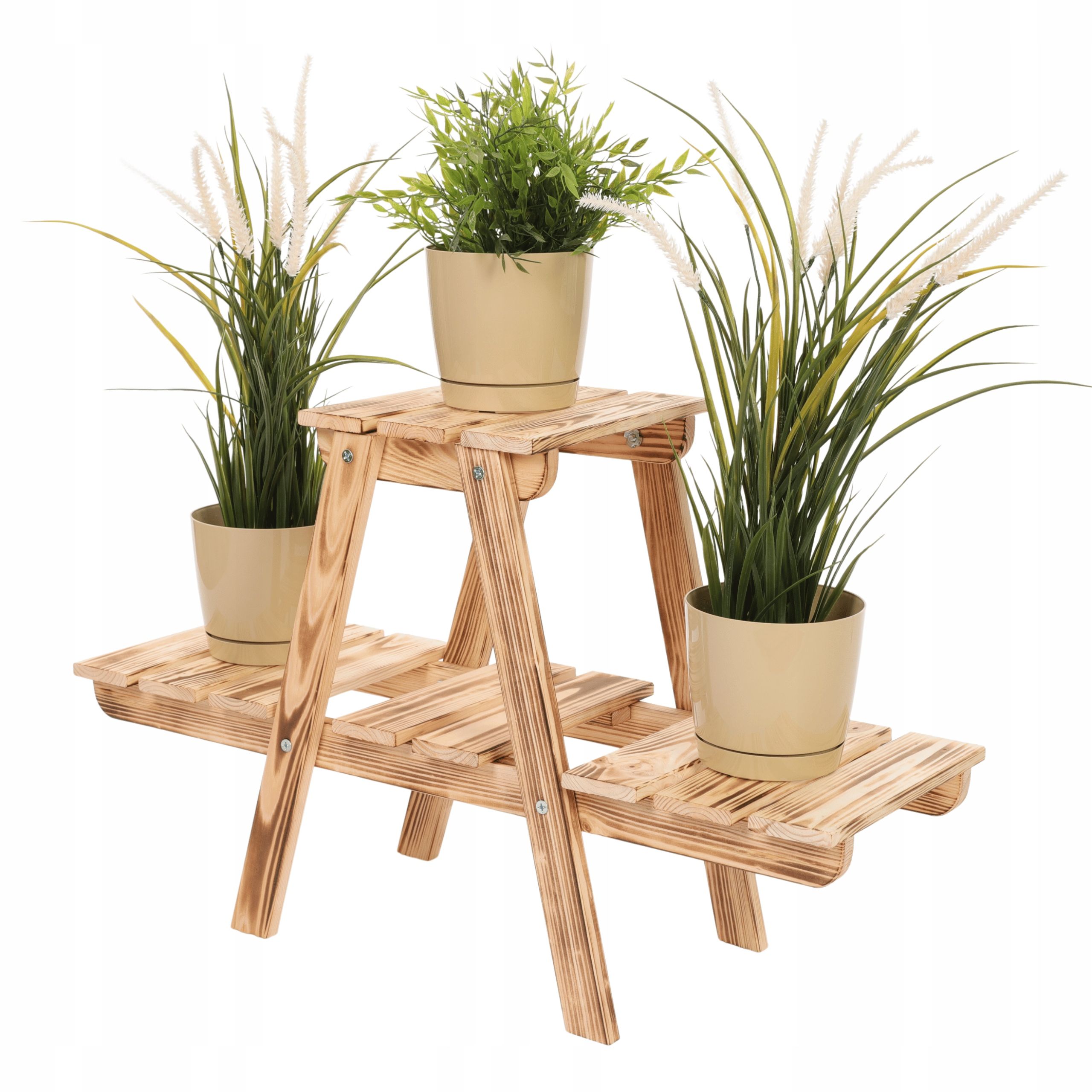  Wooden flower stand flower stand shelf for pots big durable eco