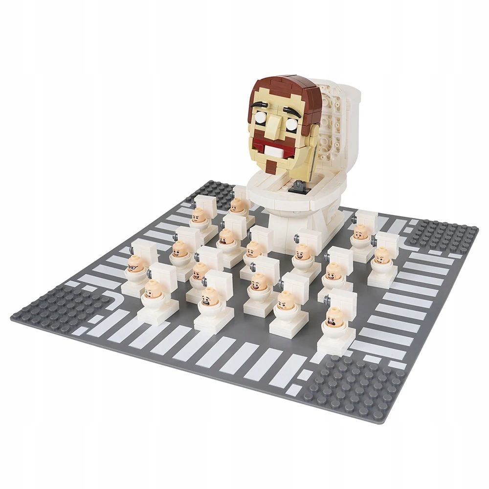  Mooxi skibidi toilet set macht bricks game großartig titan corps vs monitor man a