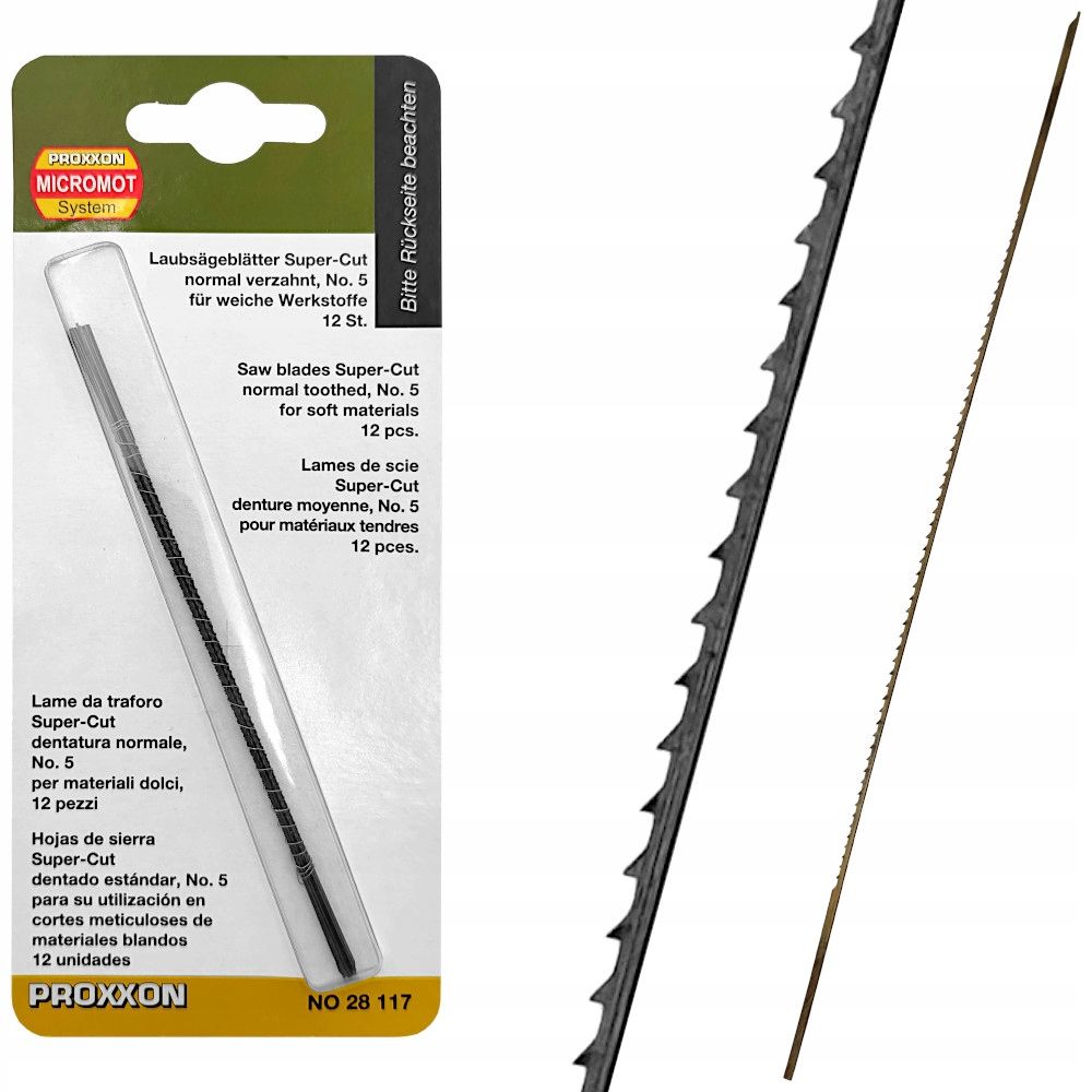  Klingen für ein puzzle 130mm 40mit 12el proxxon