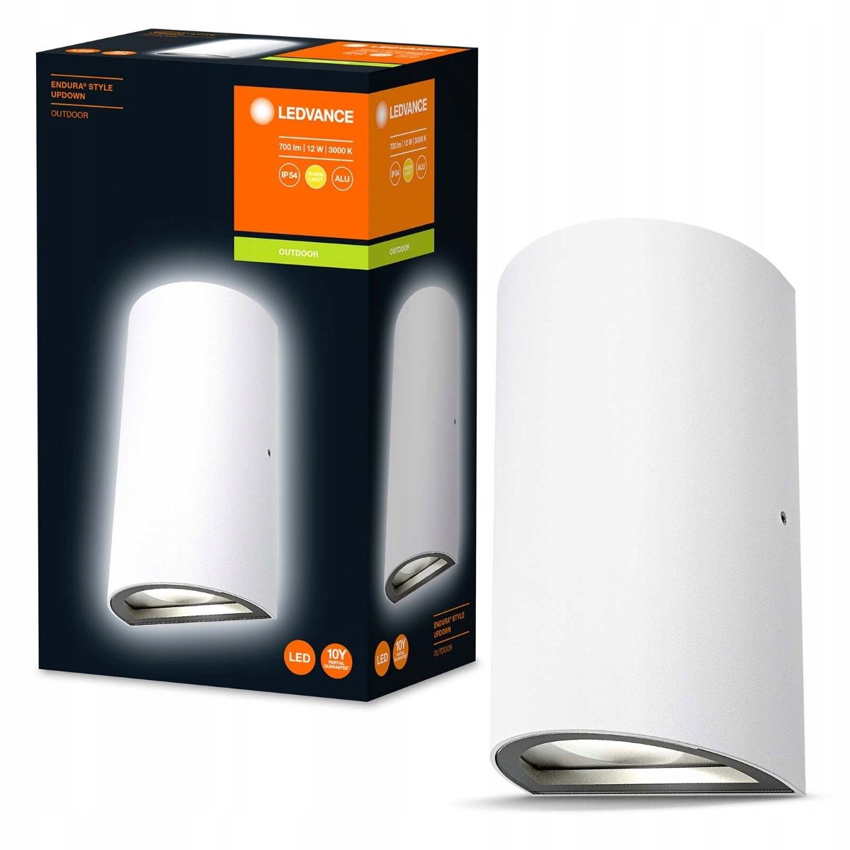  Fasado lempa led sieninė sodo sieninis šviestuvas judantis 13w 3000k ledvance