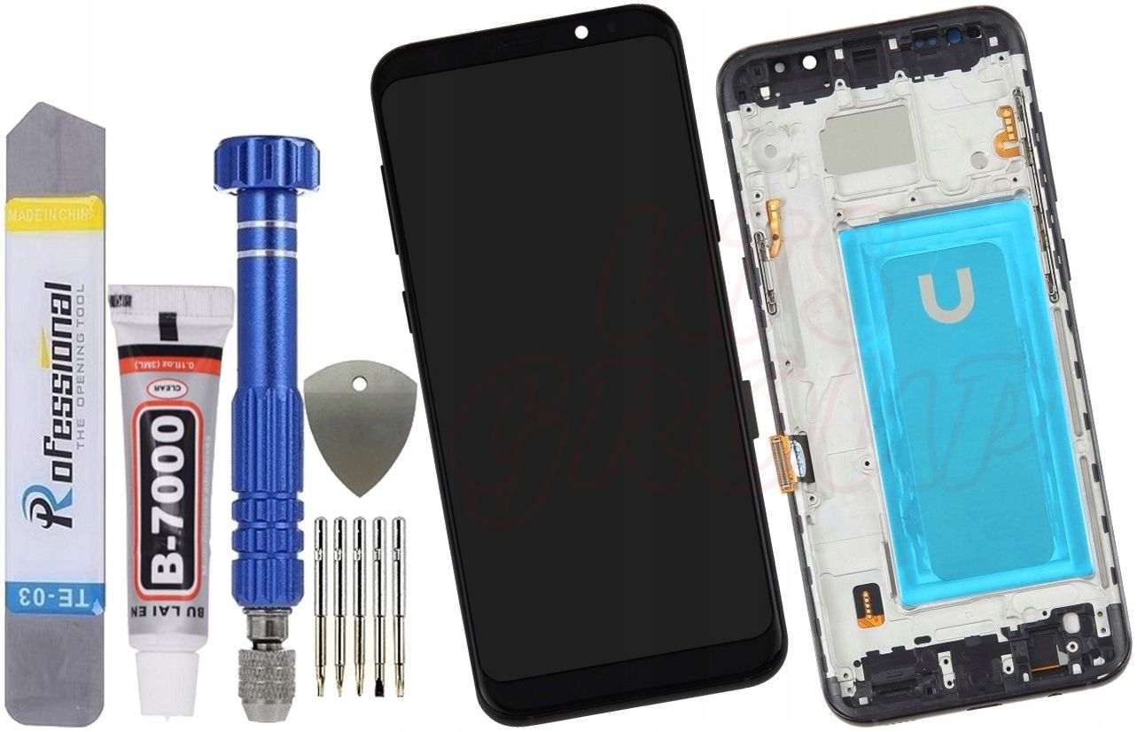  Lcd ekranas į "samsung" s8 + g955 rėmelis incell