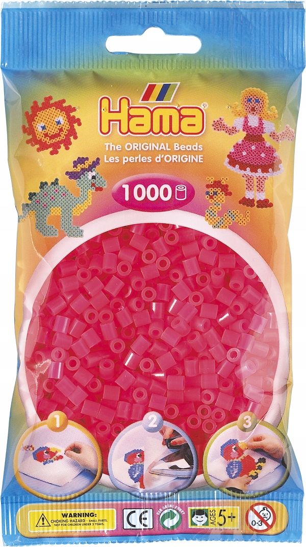  Hama 207-103 - svetlo žltý - 1000 korálky midi - krk