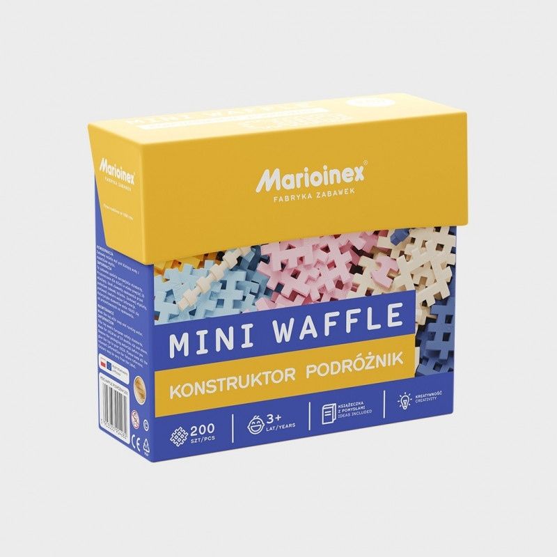 Konstrukcinės kaladėlės mini vaflinės 300 dalių