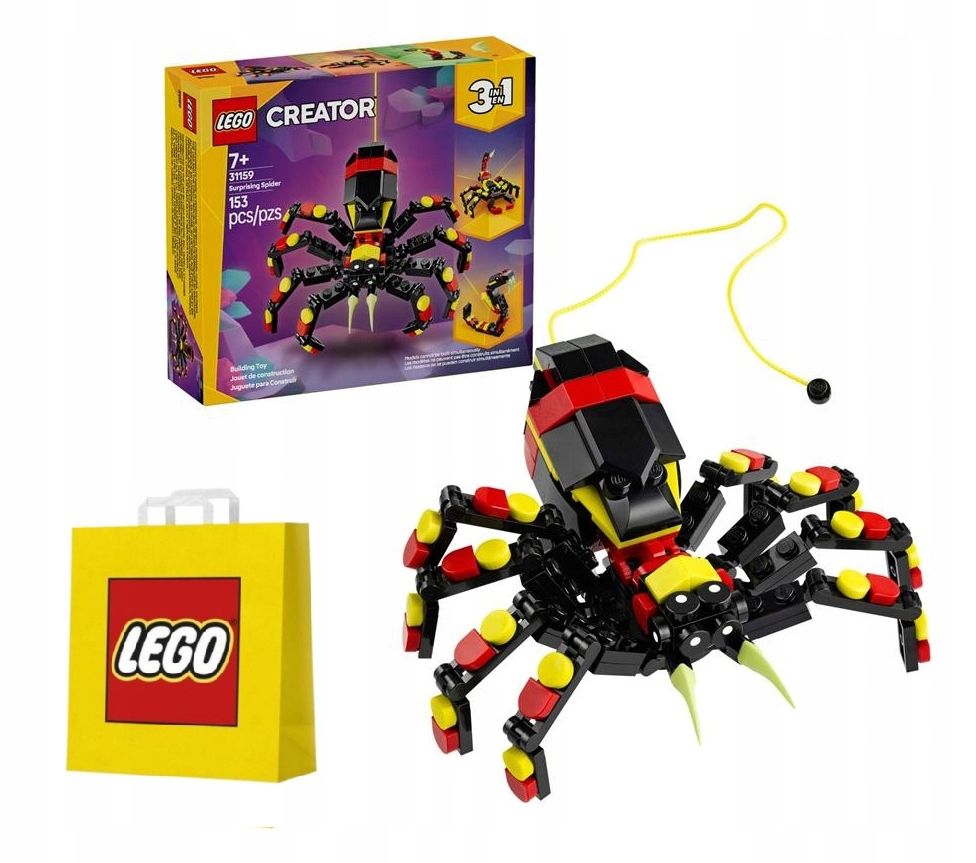  Bloky lego creator 31170 dzikie zvieratá ružový plameniak za darček taška