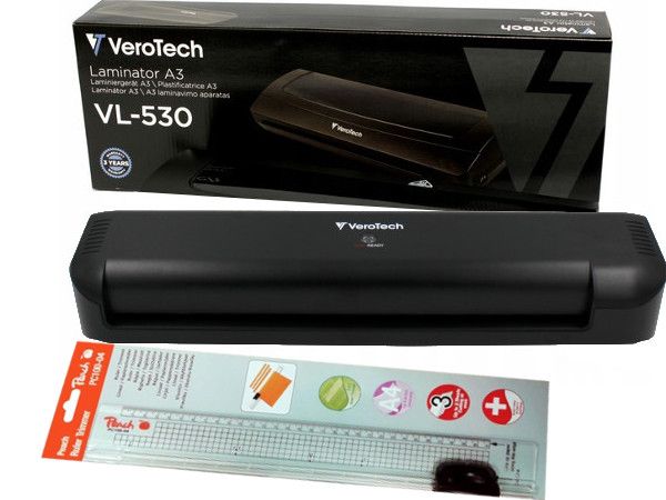 Velký rychle, efektivní laminátor verotech a3 + film a3 / a4 80mic zdarma