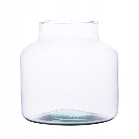  Stikla vāze jar h:25cm d:19cm w-332