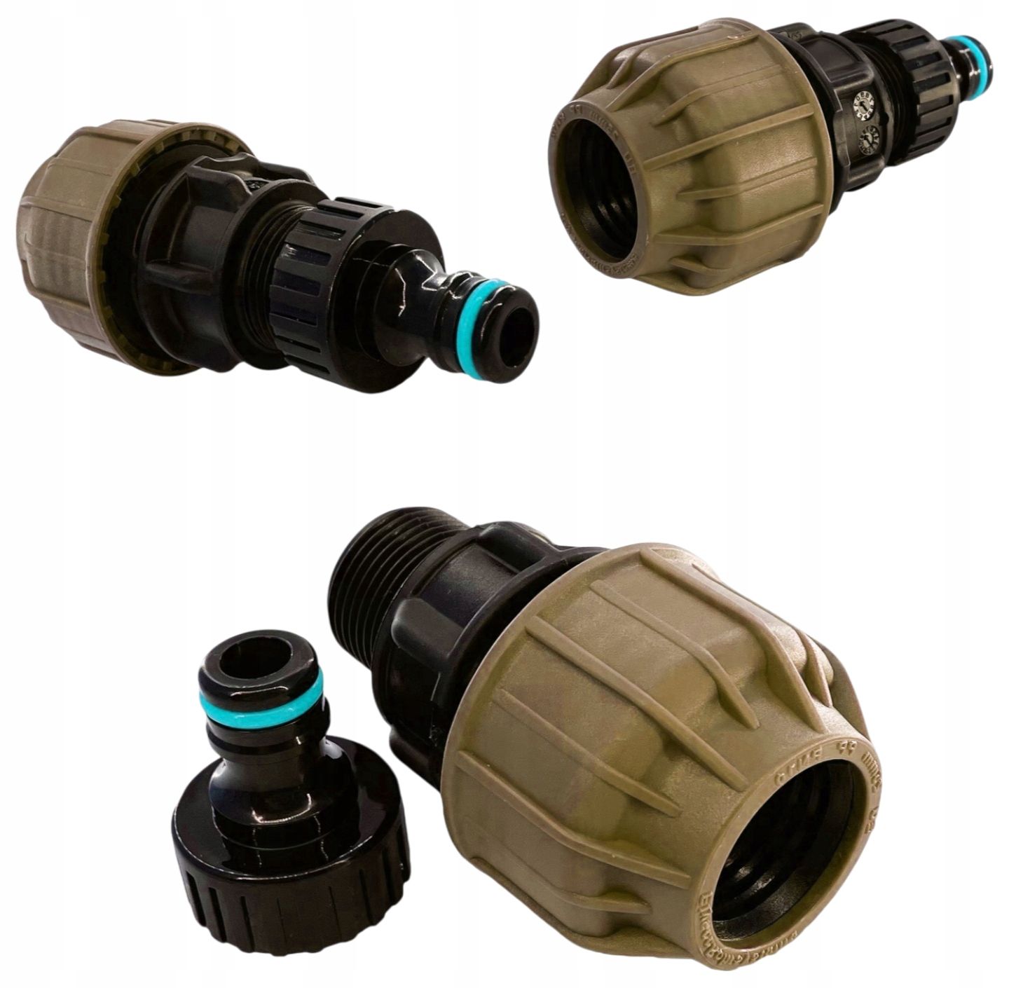  Set automatic irrigation garden 4 sections 12 sprinklers + box