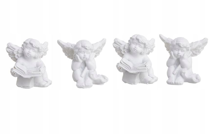  Engel engel figur weiß garnitur 4 pcs. 3,5 cm dekorationen gemeinschaft hochzeit