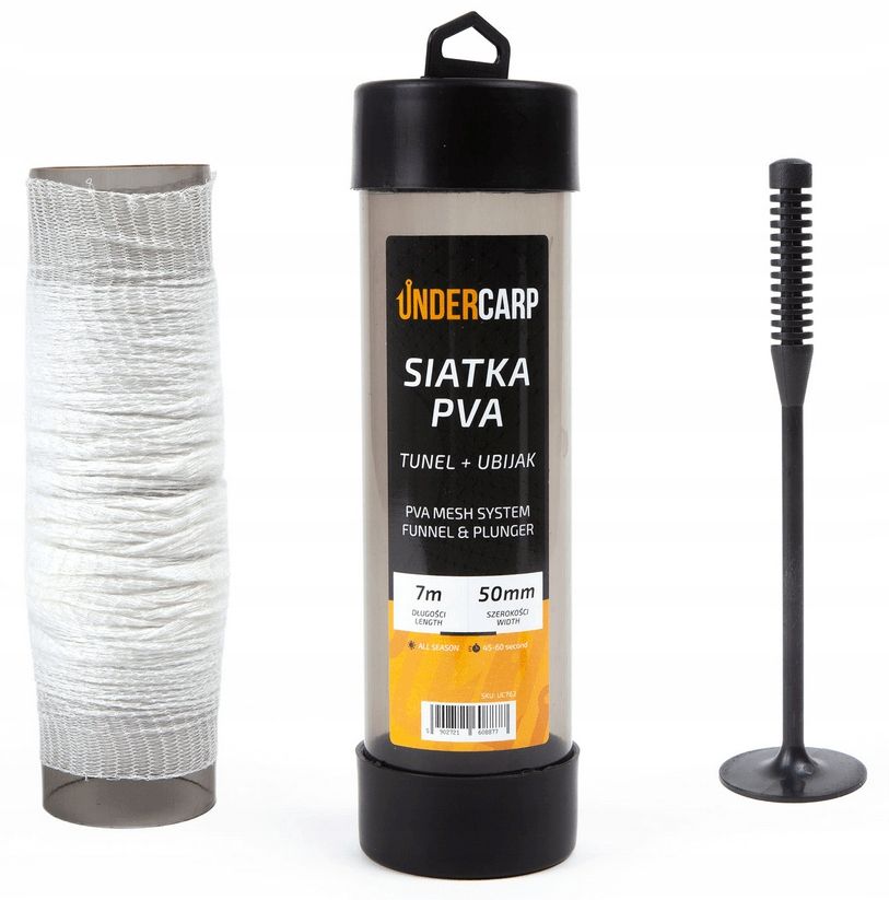  Undercarp rezerves daļas pva maisiņi 140mm x 85mm 25 gab.