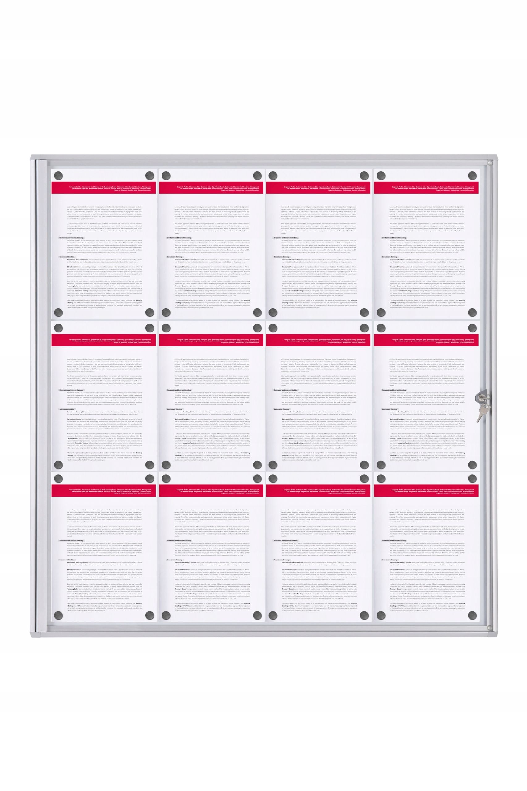  Information board 9xa4 - bulletin board