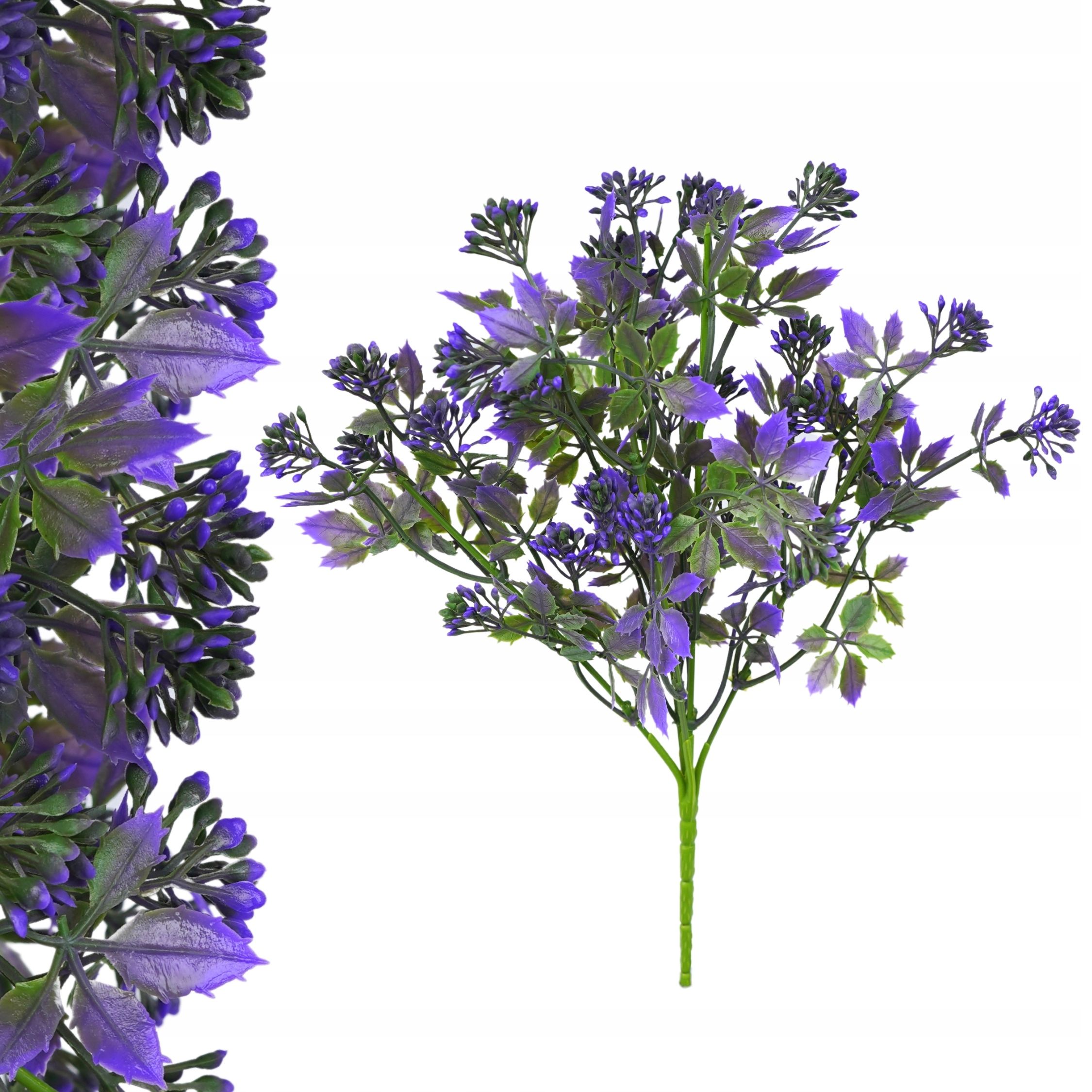  Dirbtinės gėlės gipsowka šakelė 32cm tanki violetinė priedas puokštėms