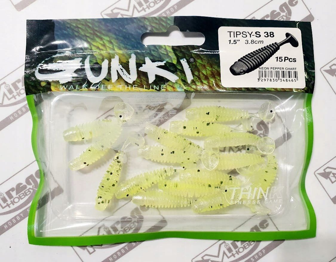  Norīt gunki kiddy 4"(10cm) - salt & pepper (op. 5 gab.) [52683]