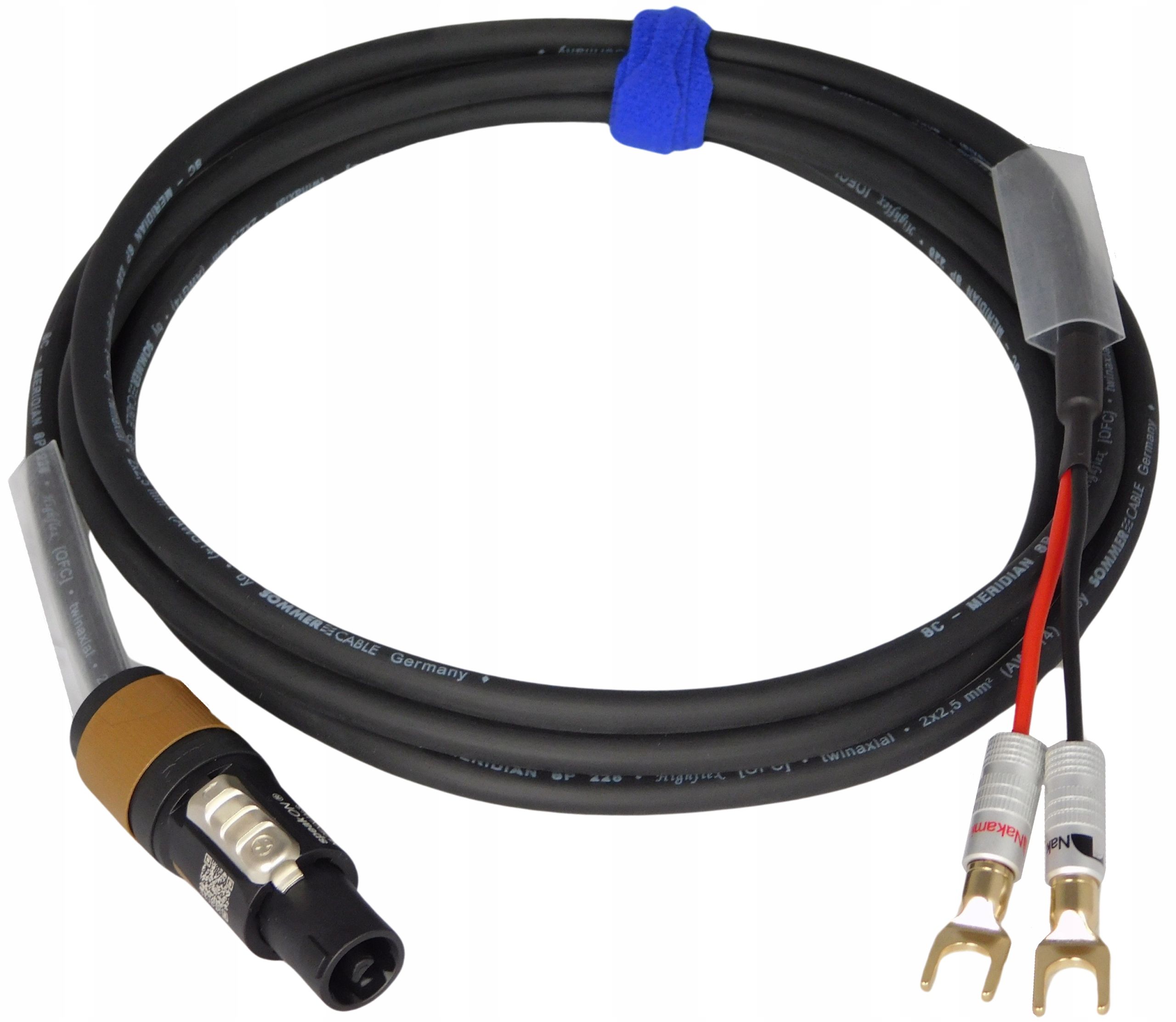  Sommer meridian lautsprecherkabel 2x2,5 banane neutrik speakon 15m