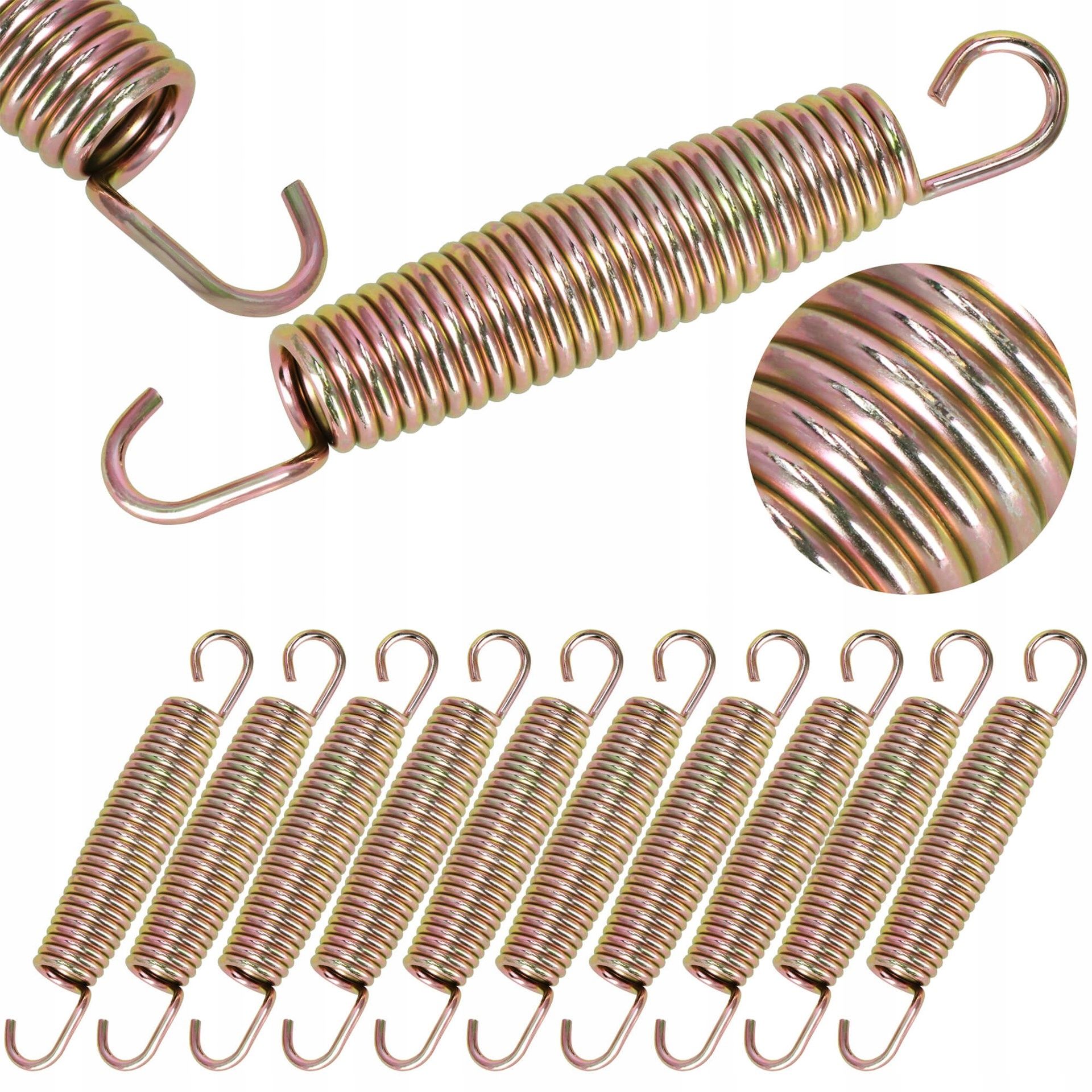  10gab. atsperes batutiem 13,5 cm 135mm beczkowe 8ft 10 pēdas 244 312 366