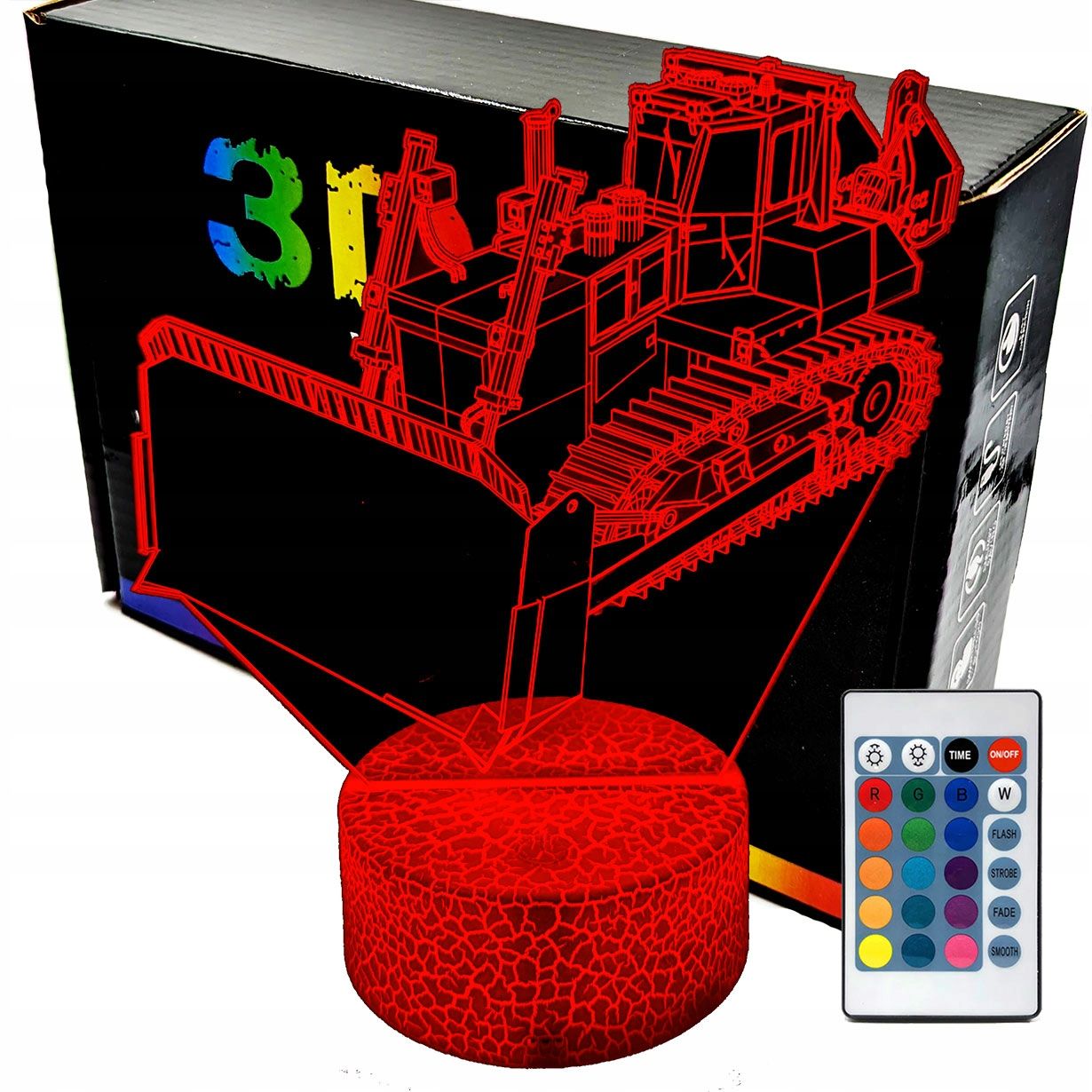 3d naktinė lemputė lempų daugiaspalvis