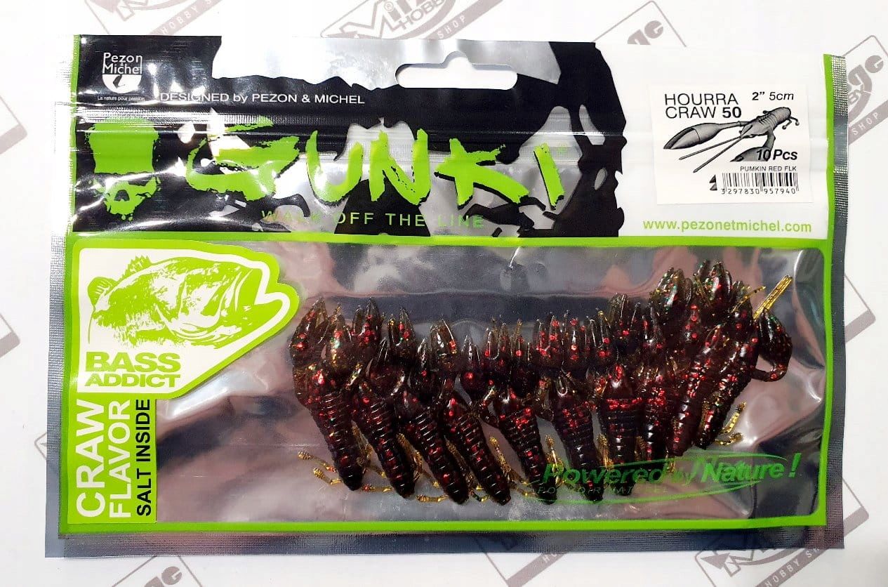  Norīt gunki kiddy 4"(10cm) - salt & pepper (op. 5 gab.) [52683]