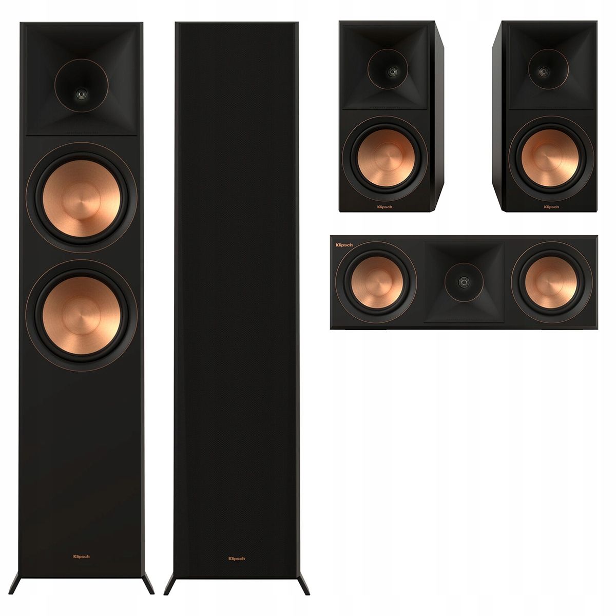  Klipsch rp-8000f ii + cs-18c + rp-504c + 500sa + rp-1200sw množina kiná 7.1