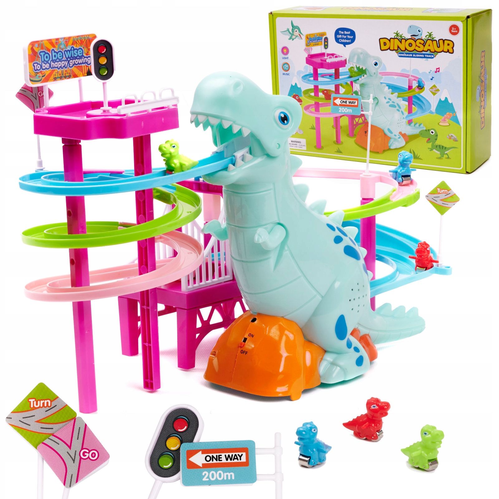  Rasa dinosaurus stopa dinosaurus zvuky svetlo