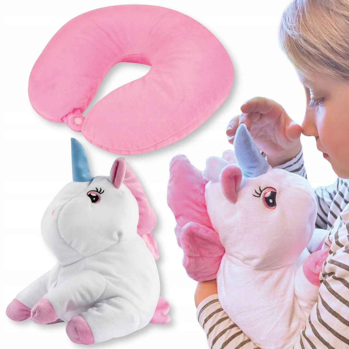  Headrest for a child travel pillow plush toy dolphin neck pillow